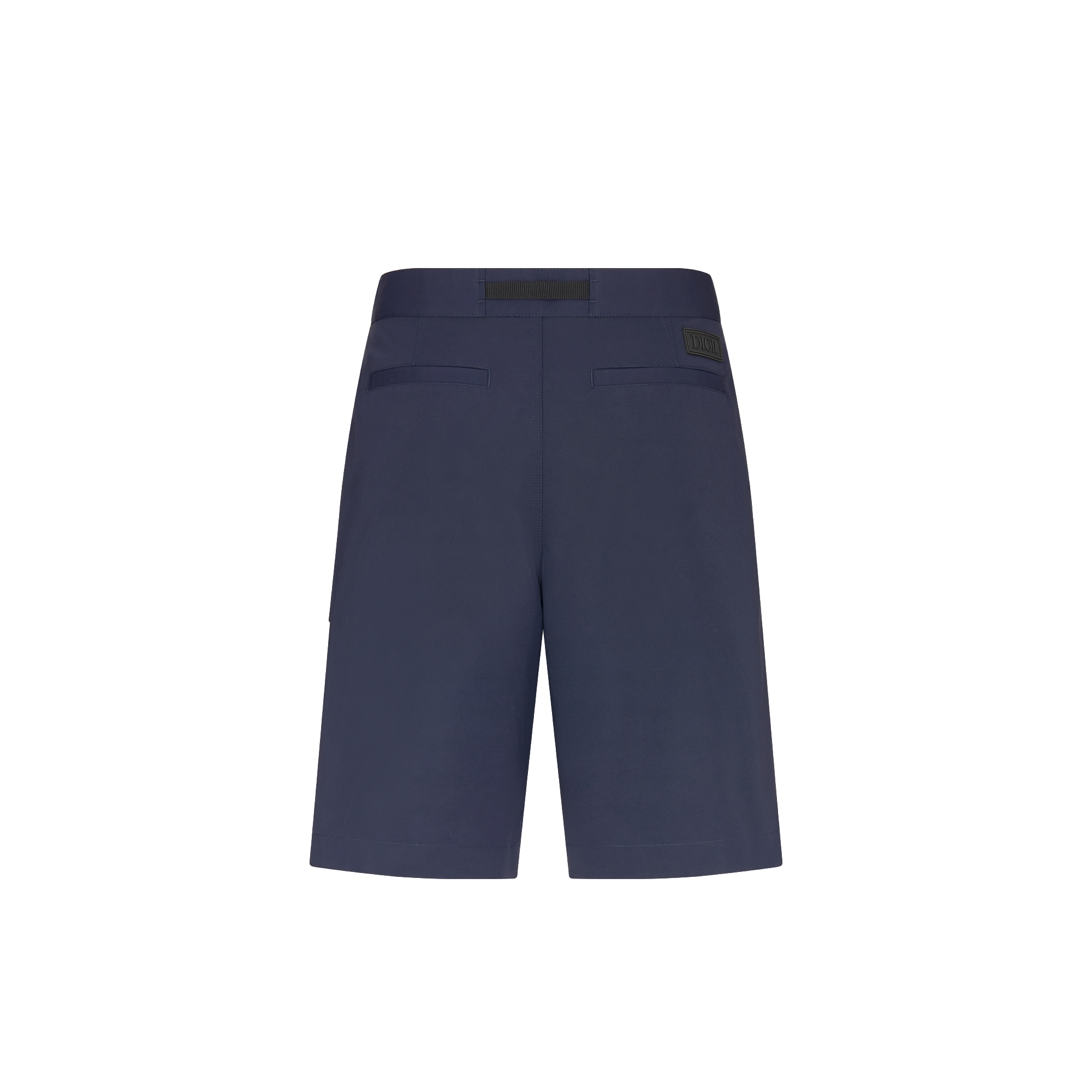 Short cargo com bolso Saddle Otomano com mescla de algodão azul-marinho E08