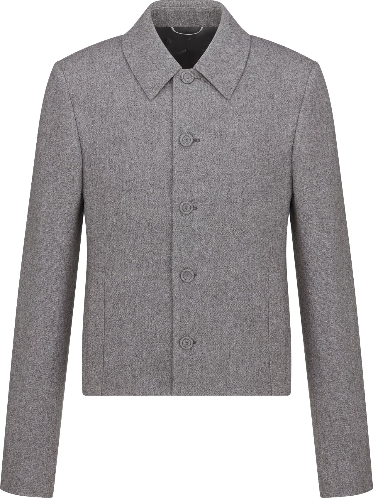 Kort jasje Beige kasjmiervilt en scheerwol DIOR