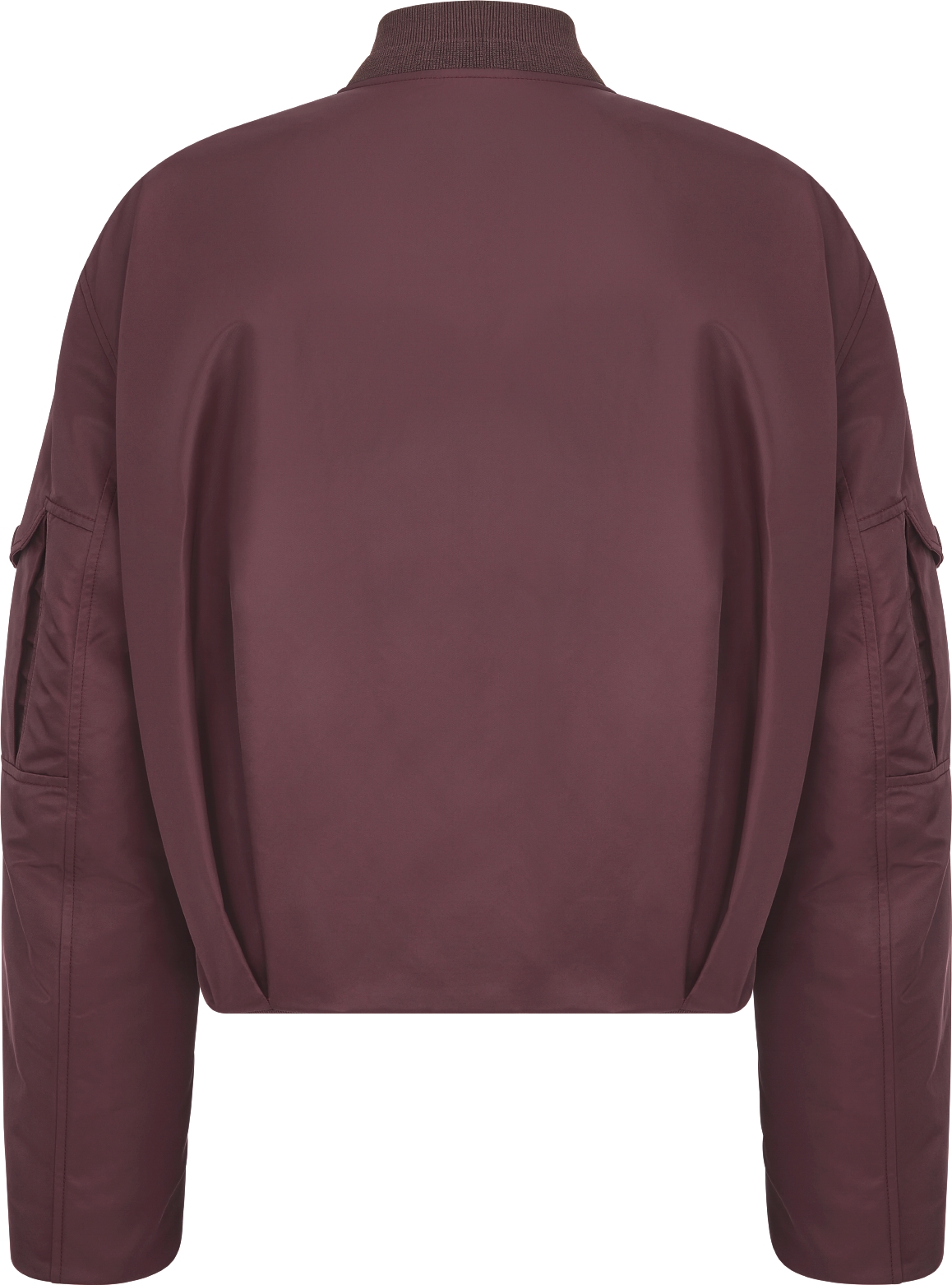 Christian Dior Couture Bomber Jacket Burgundy Technical Fabric DIOR