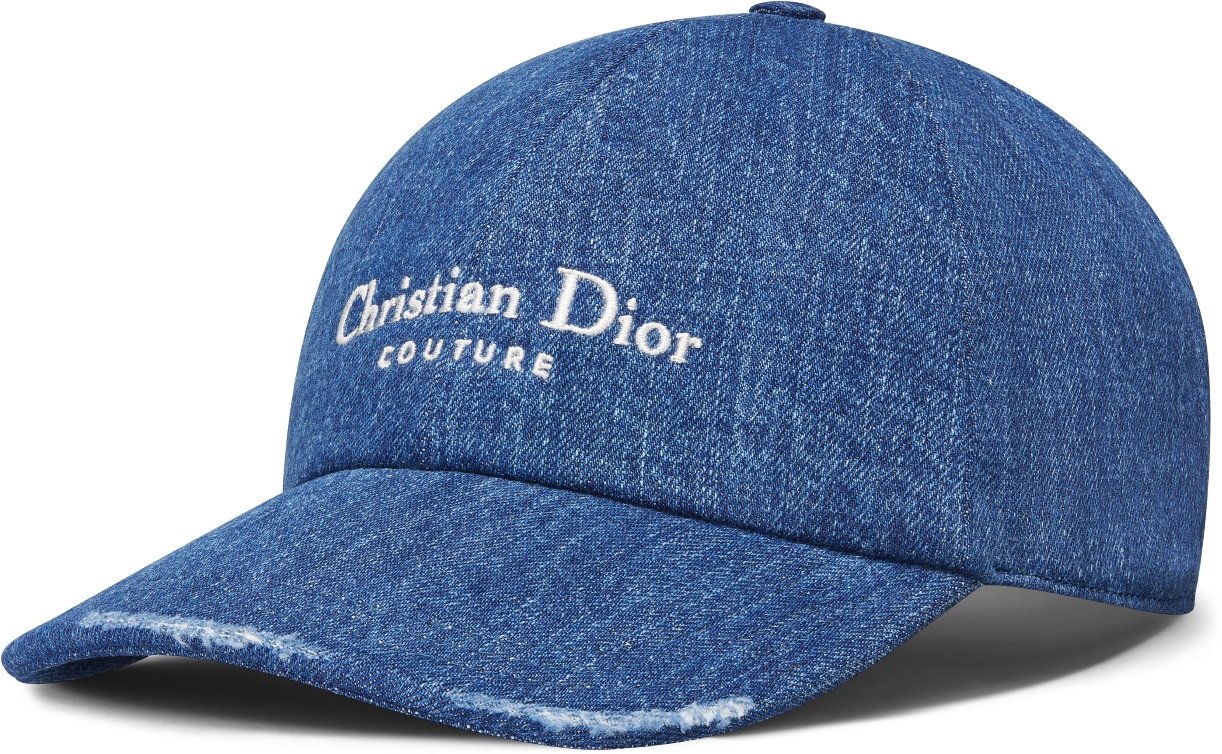 Christian Dior Couture Cap Black Cotton Canvas DIOR