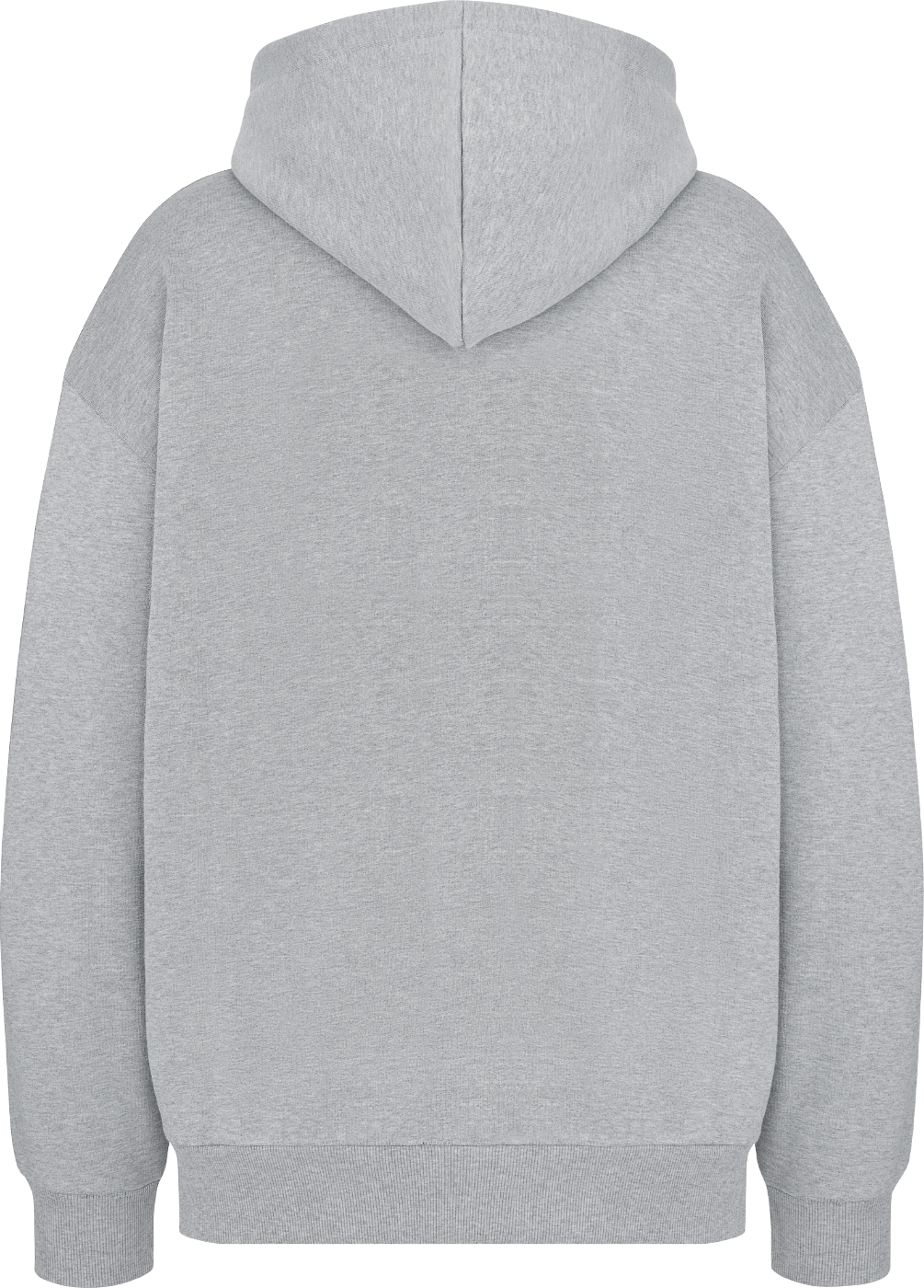 Christian Dior Tag Hooded Sweatshirt Oversized Fit Gray Cotton Fleece DIOR