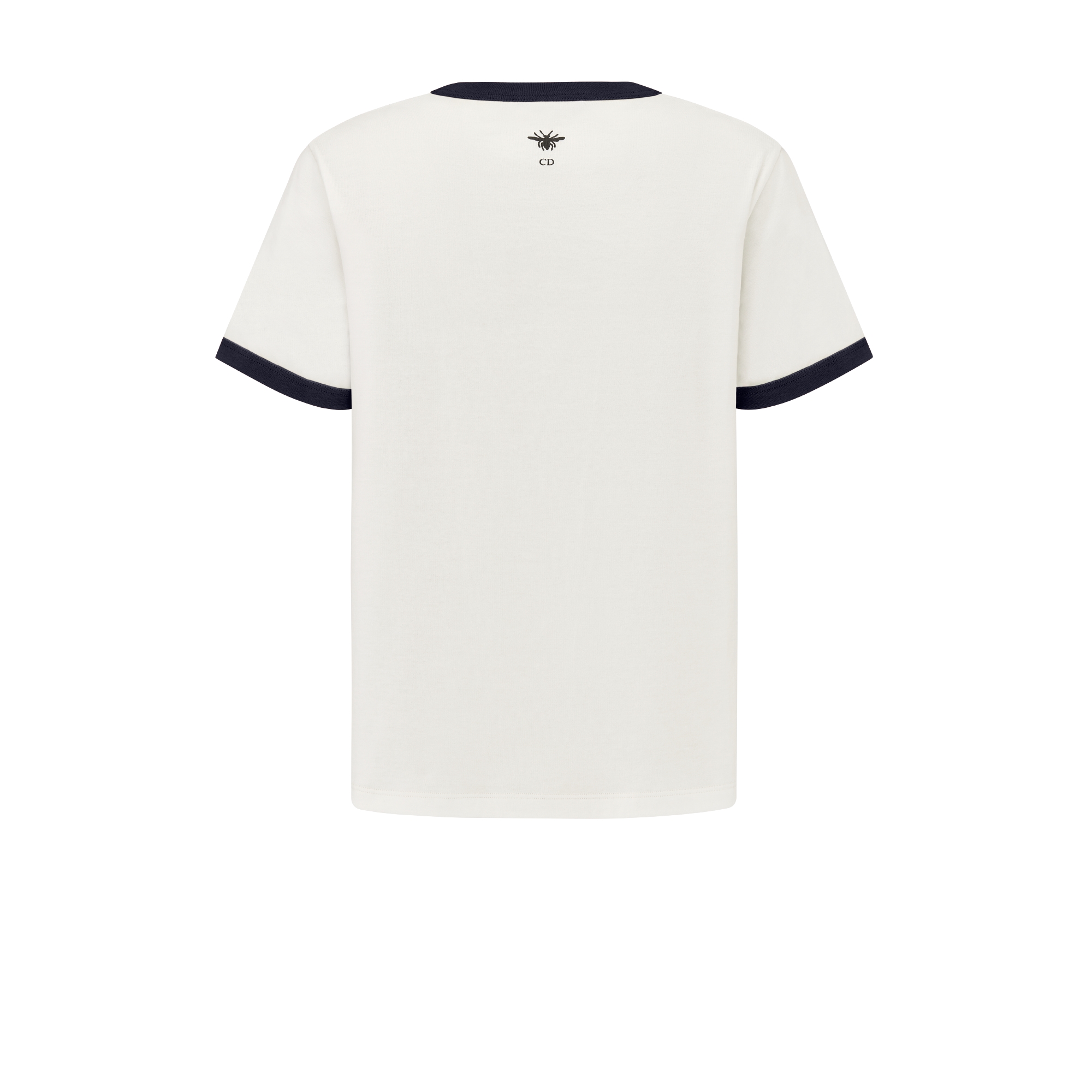 dior Dioriviera Tシャツ　現行品 Dioriviera T-Shirt Ecru and Navy Blue Cotton Jersey | DIOR