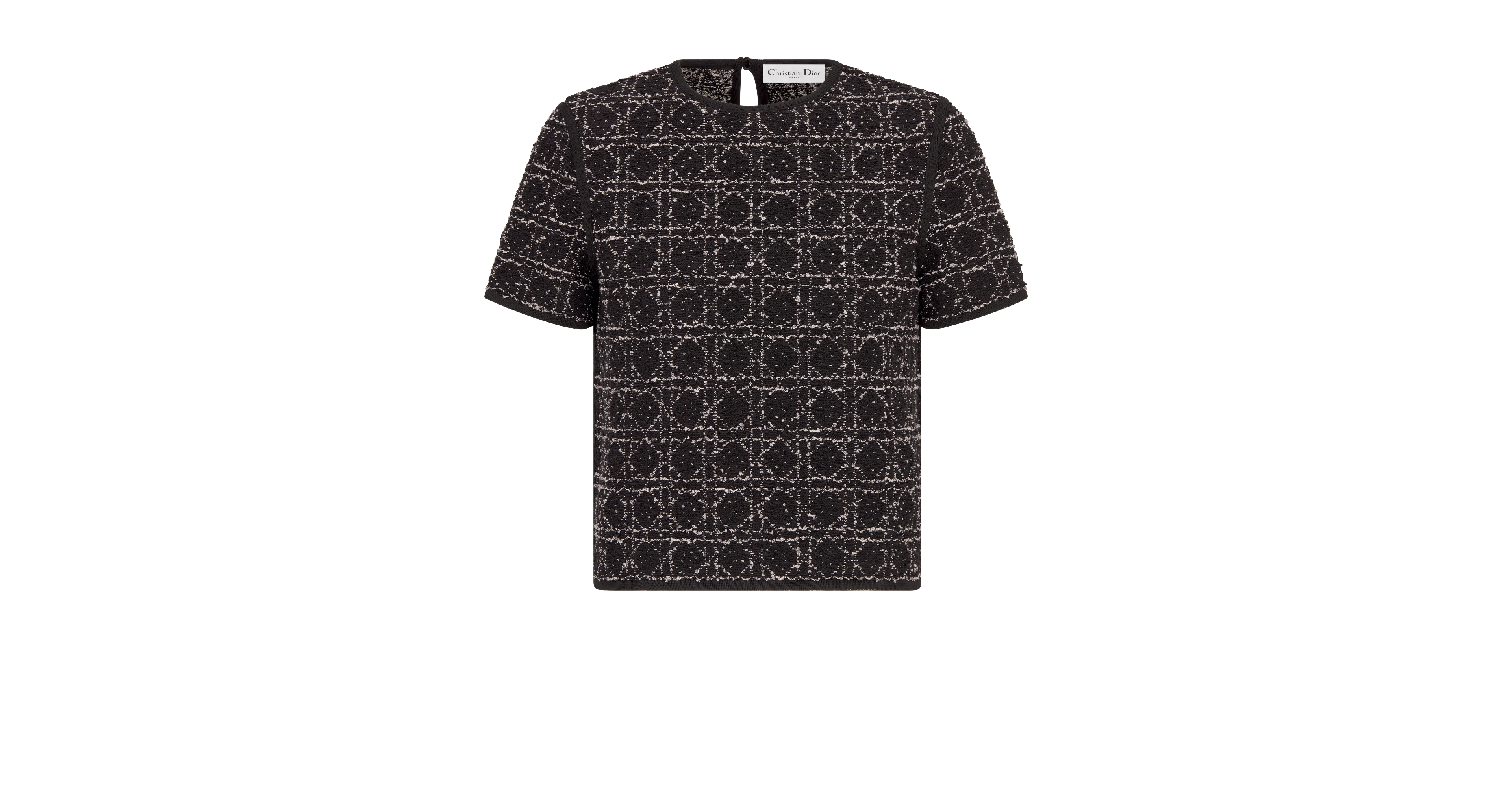 Macrocannage Short-Sleeved Top