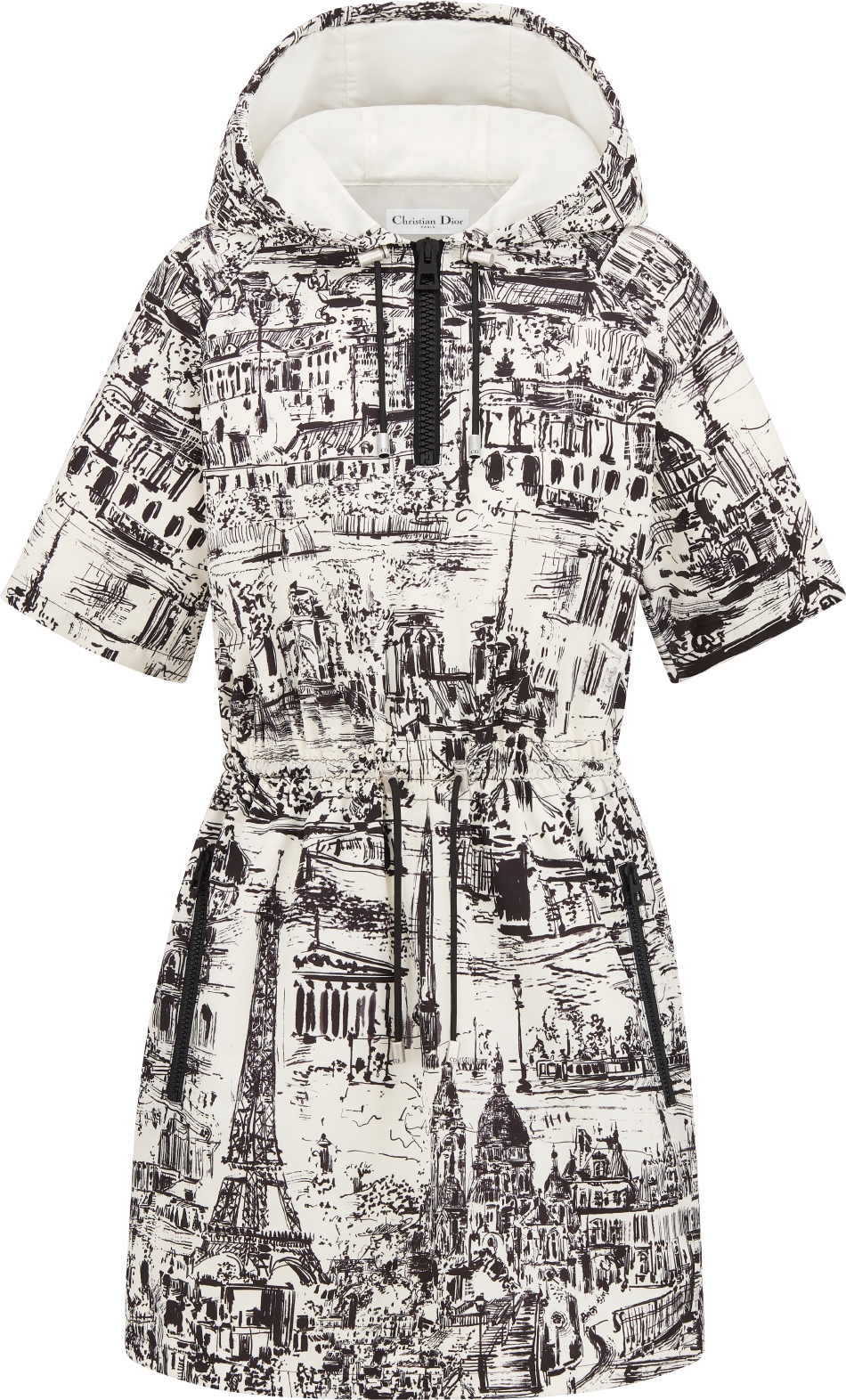 DIOR | ショートドレス Paris Allover テクニカル タフタ ジャカード 