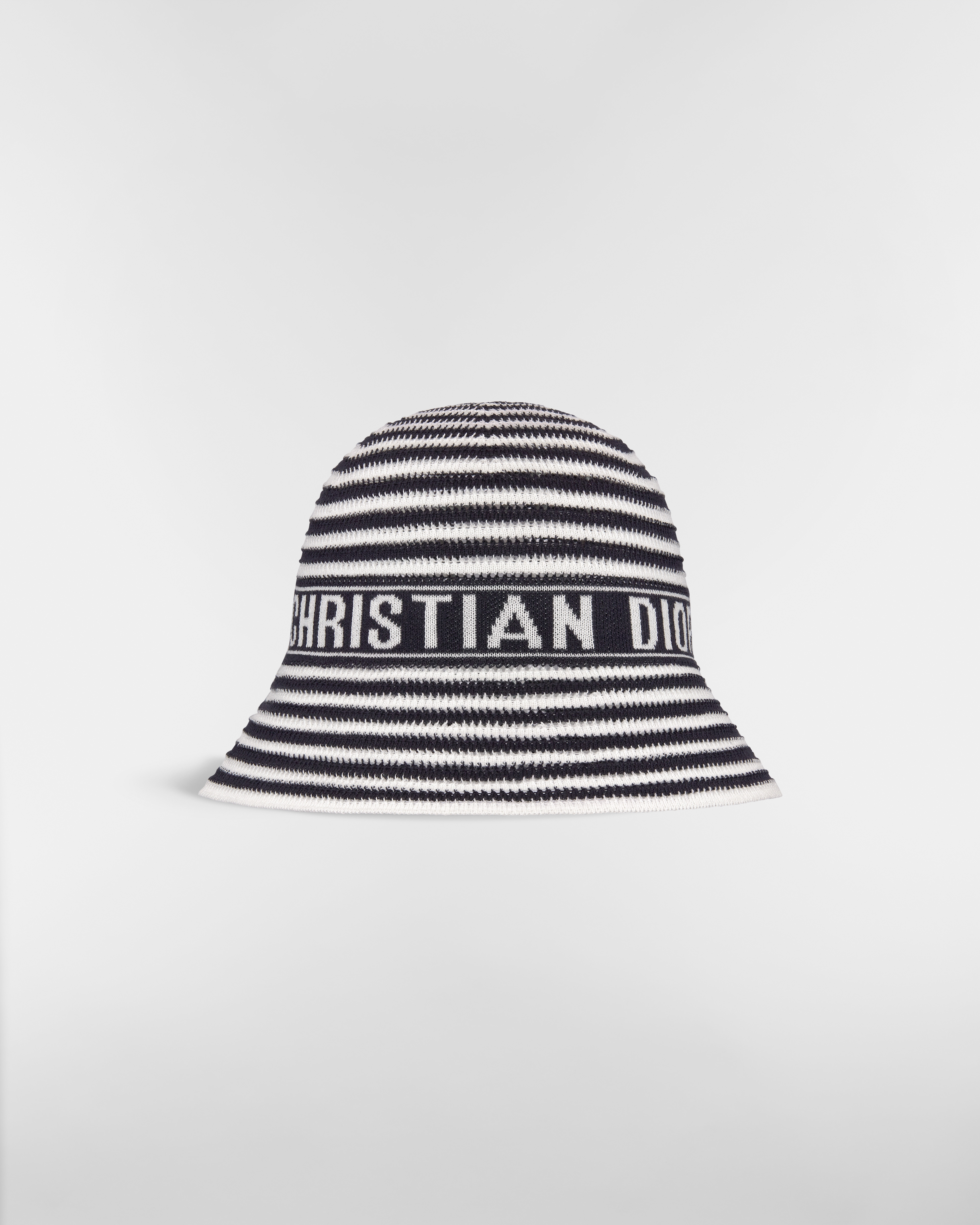 Dioriviera D-Tulipe クロシュハット コットンブレンド ニット E01