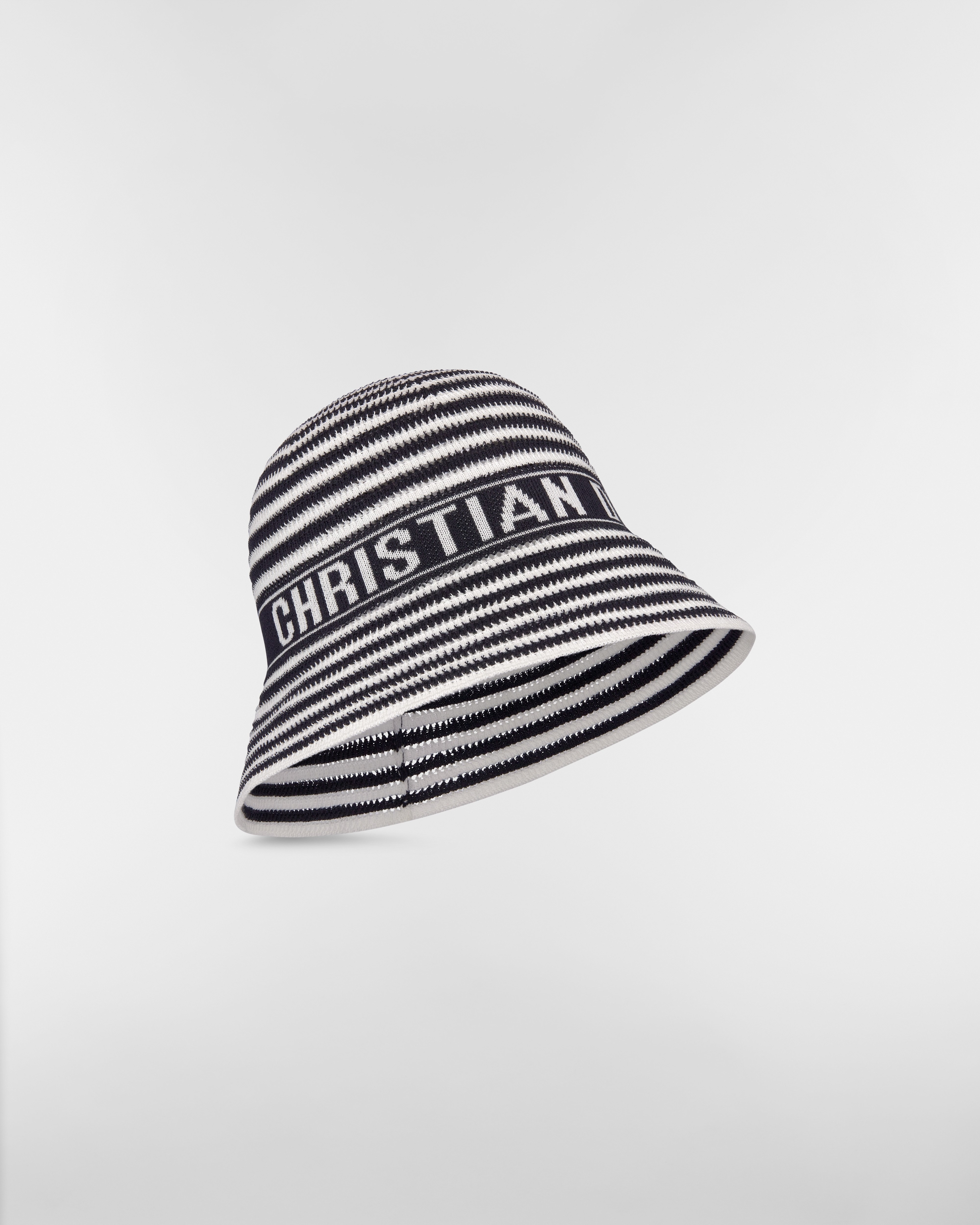 Dioriviera D-Tulipe クロシュハット コットンブレンド ニット E03