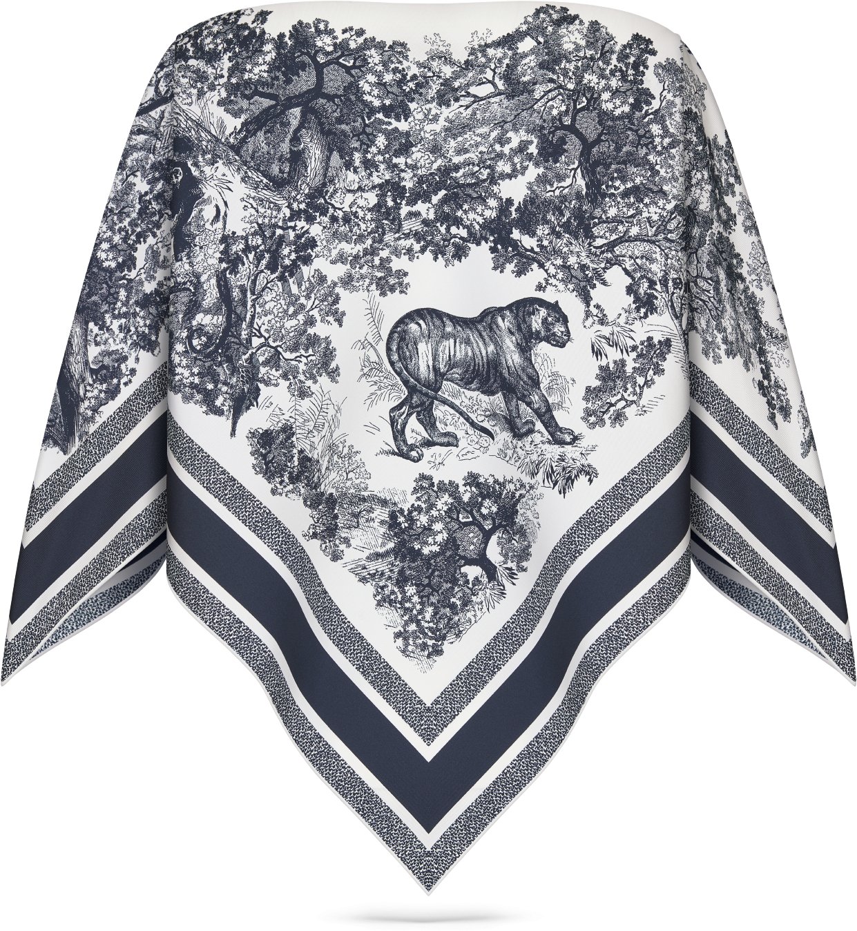 Toile de Jouy Sauvage Dior Silk Top