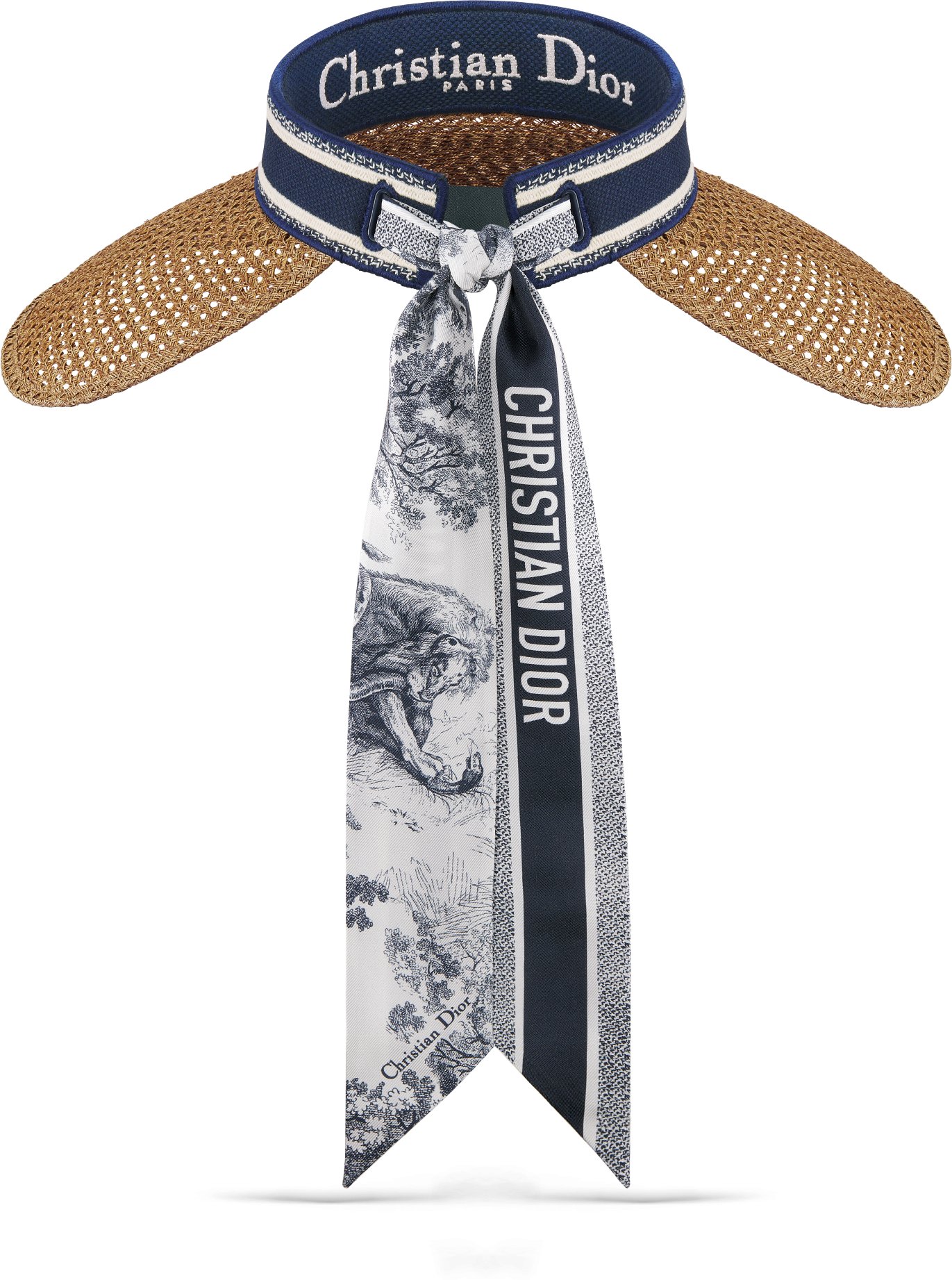 Dioriviera D-Ocean Visor with Mitzah Three quarter back view