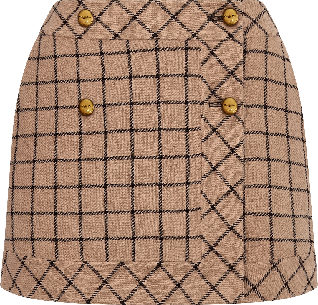 DIOR | ラップ ミニスカート Check