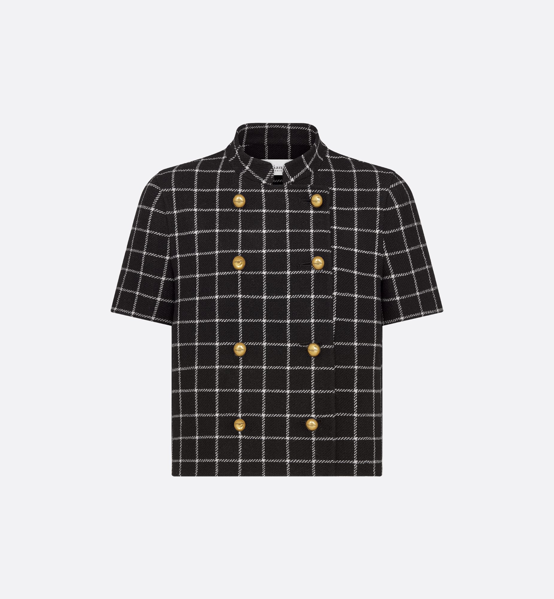 DIOR | ショートスリーブ ジャケット ダブルブレスト Check'n DIOR | ショートスリーブ ジャケット ダブルブレスト Check'n