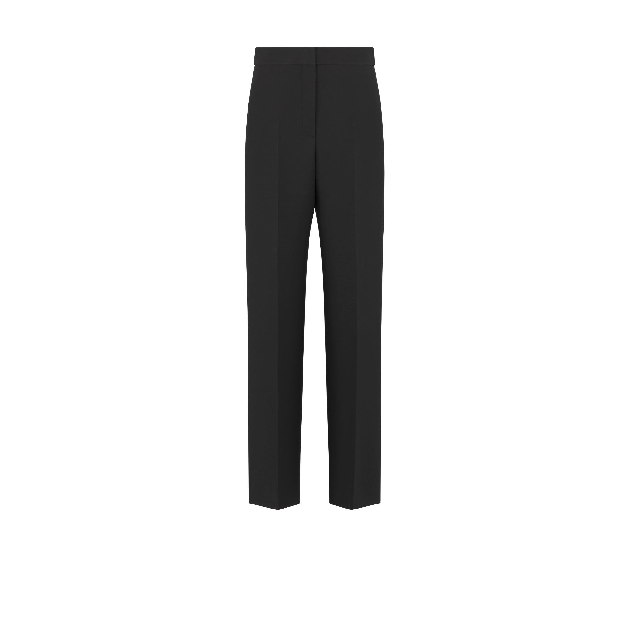 Regular-Fit Pants White Wool and Silk | DIOR
