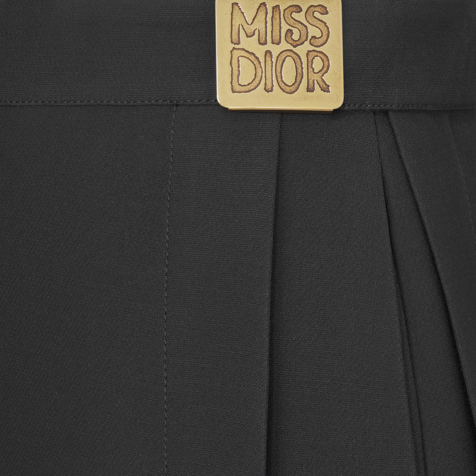 Falda pantalón Lana y seda negras E09