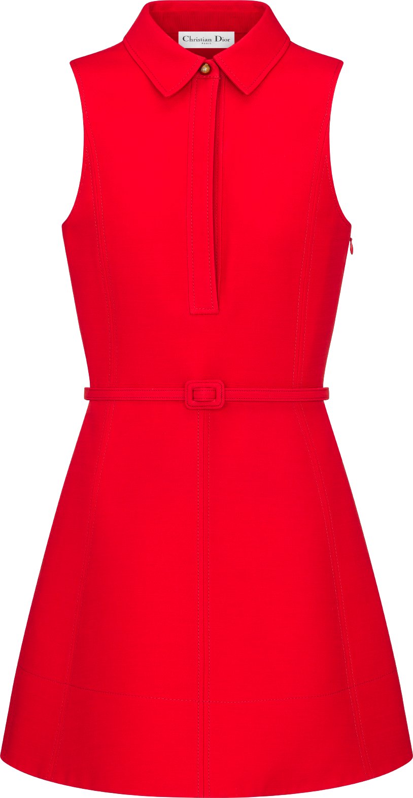 Dior red satin dress best sale