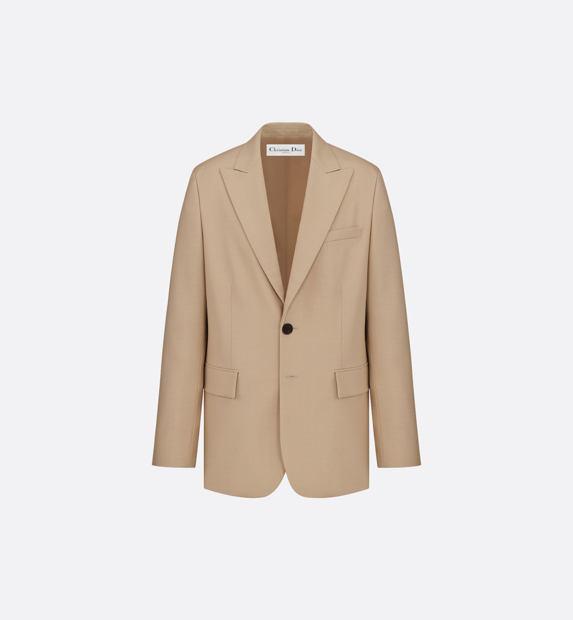 Blazer Beige Virgin Wool and Mohair | DIOR Blazer Beige Virgin Wool and Mohair | DIOR
