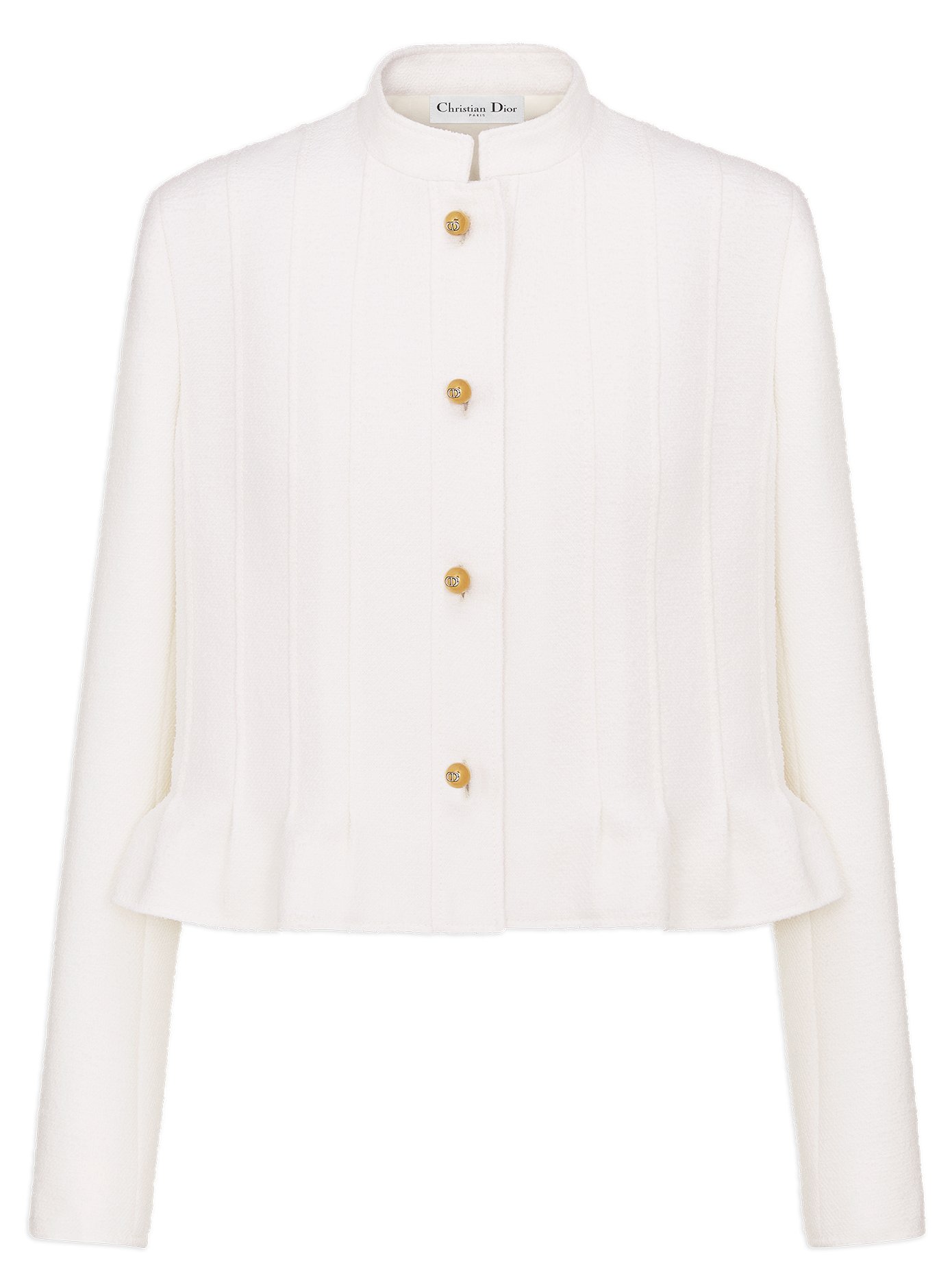 White peplum jacket on sale