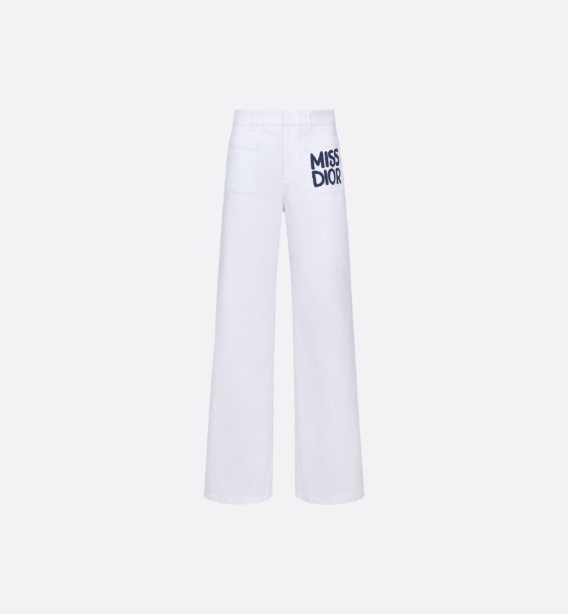 Dior 8 Flared Jeans, D04 Blue Stonewashed Cotton Denim | DIOR Dior 8 Flared Jeans, D04 Blue Stonewashed Cotton Denim | DIOR