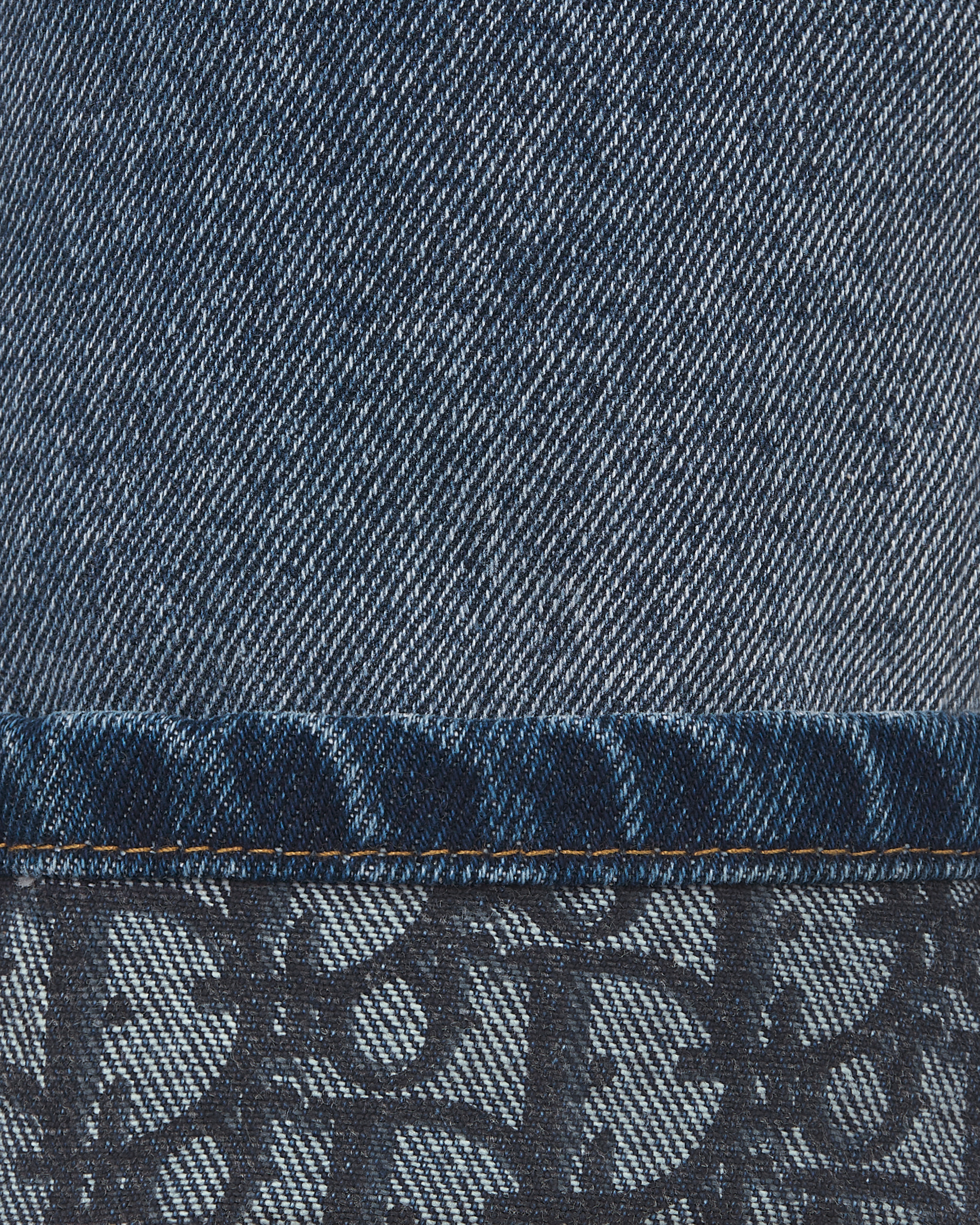 Regular-Fit Jeans Blue Stonewashed Cotton Denim with Dior Oblique Interior E10