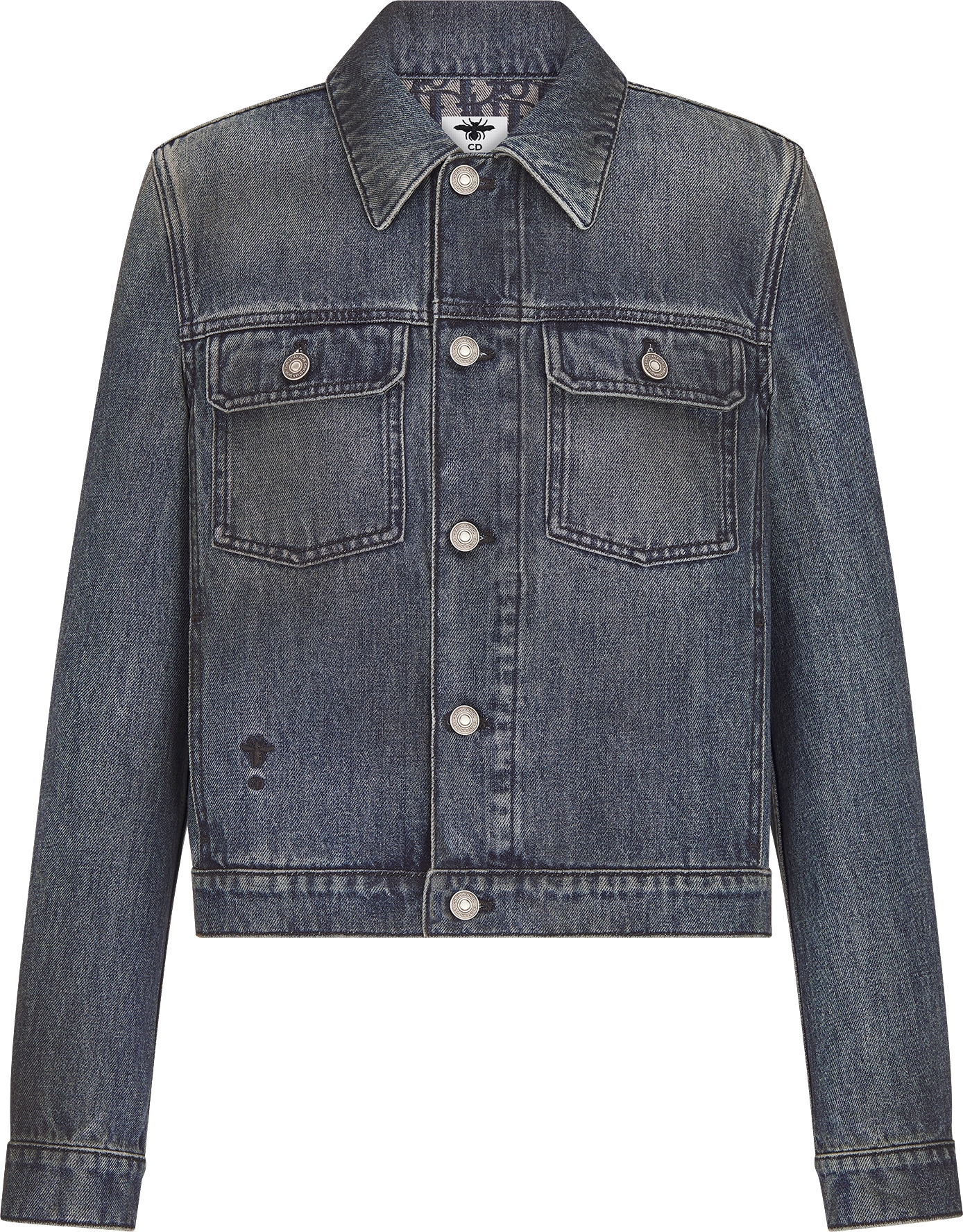 Veste Denim de coton delave bleu DIOR