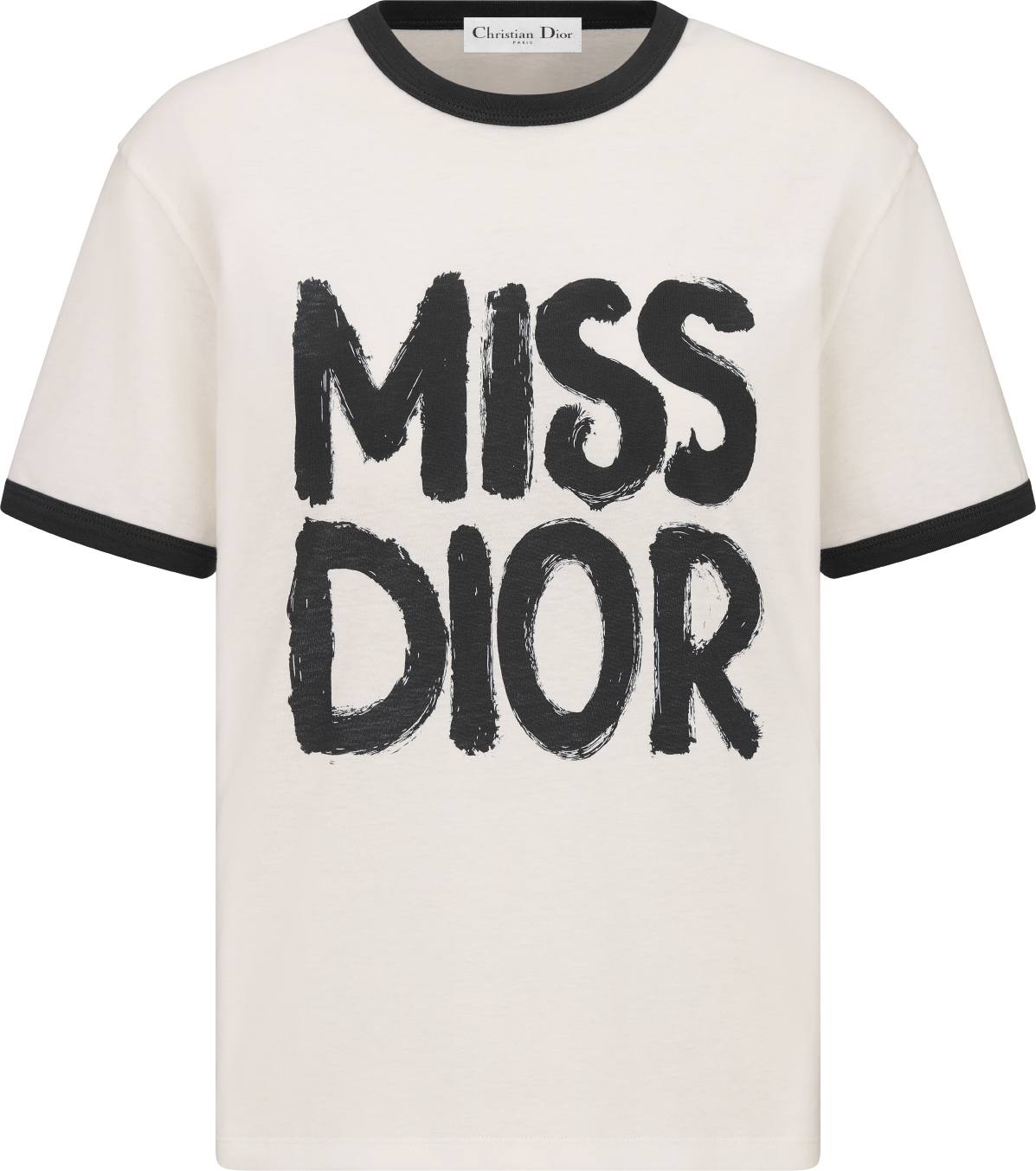 DIOR | Tシャツ Miss Dior Graffiti コットン & リネン ジャージー