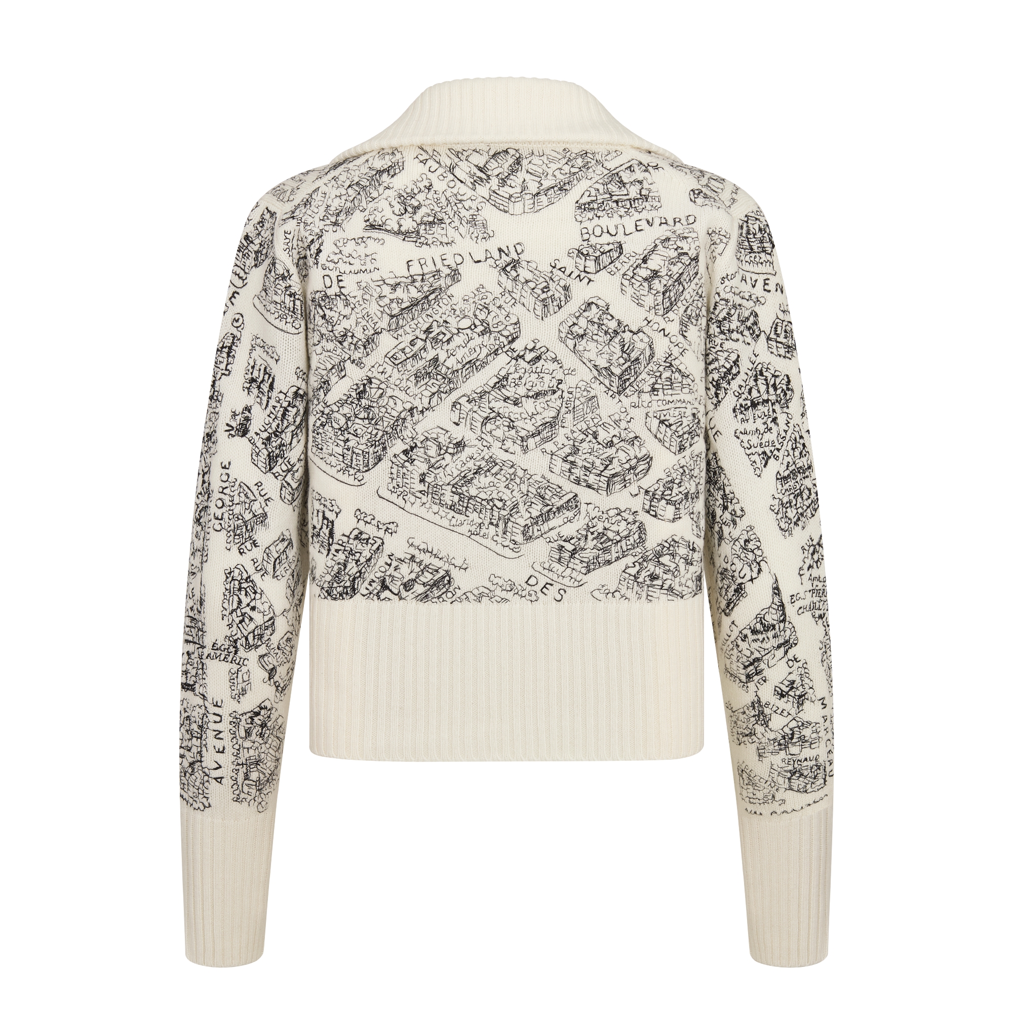 DiorAlps Mock-Neck Cardigan