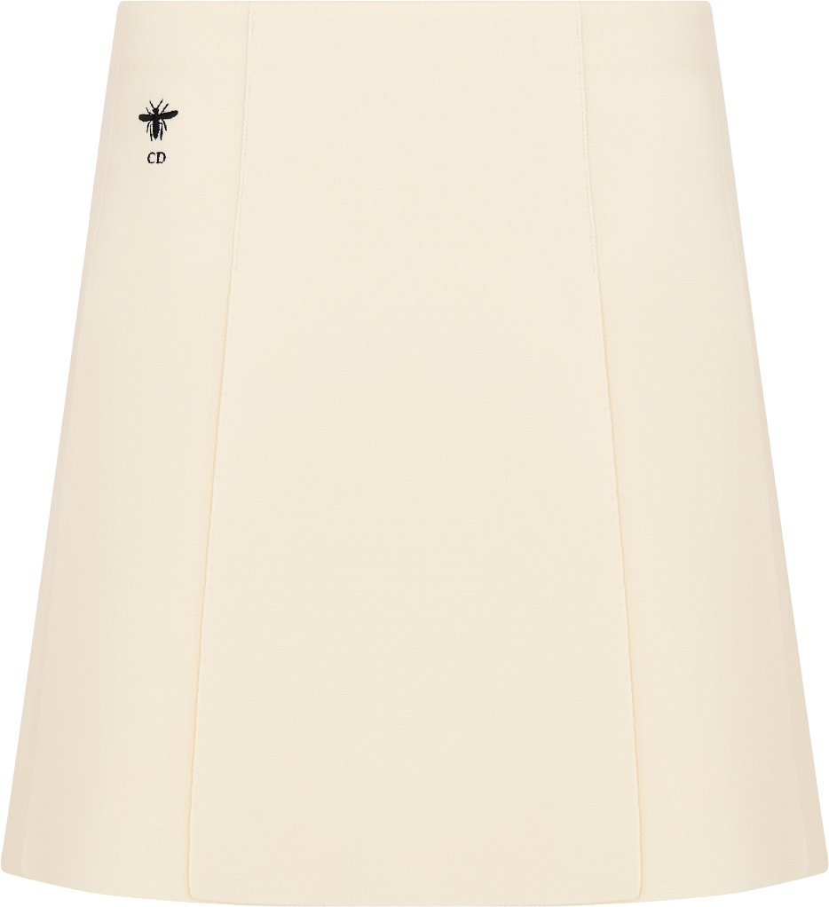 Mini jupe ?�vas?�e Maille technique ?�crue | DIOR