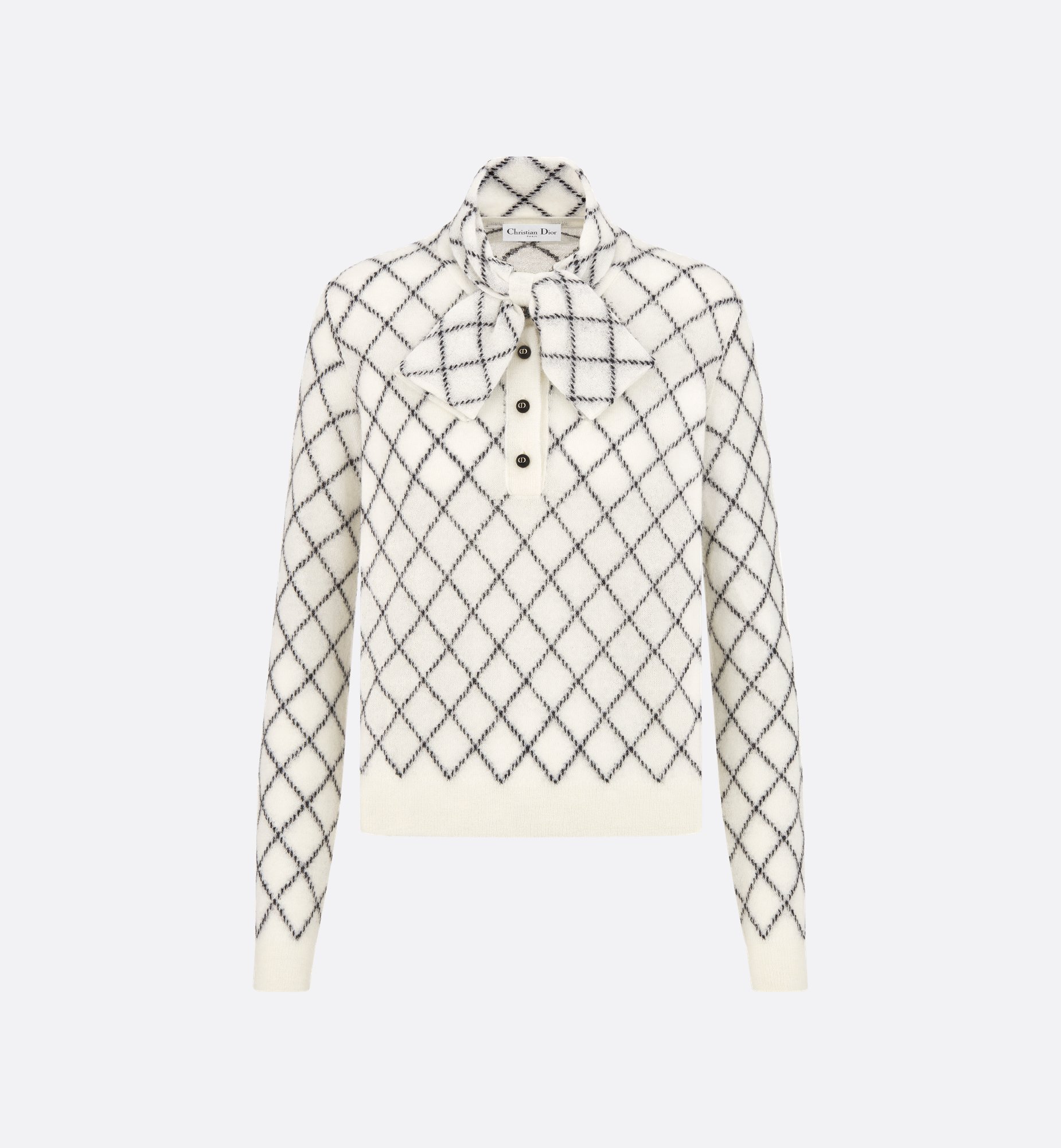 DIOR | セーター Check'n'Dior モヘヤ & アルパカ ブレンド ニット DIOR | セーター Check'n'Dior モヘヤ & アルパカ ブレンド ニット