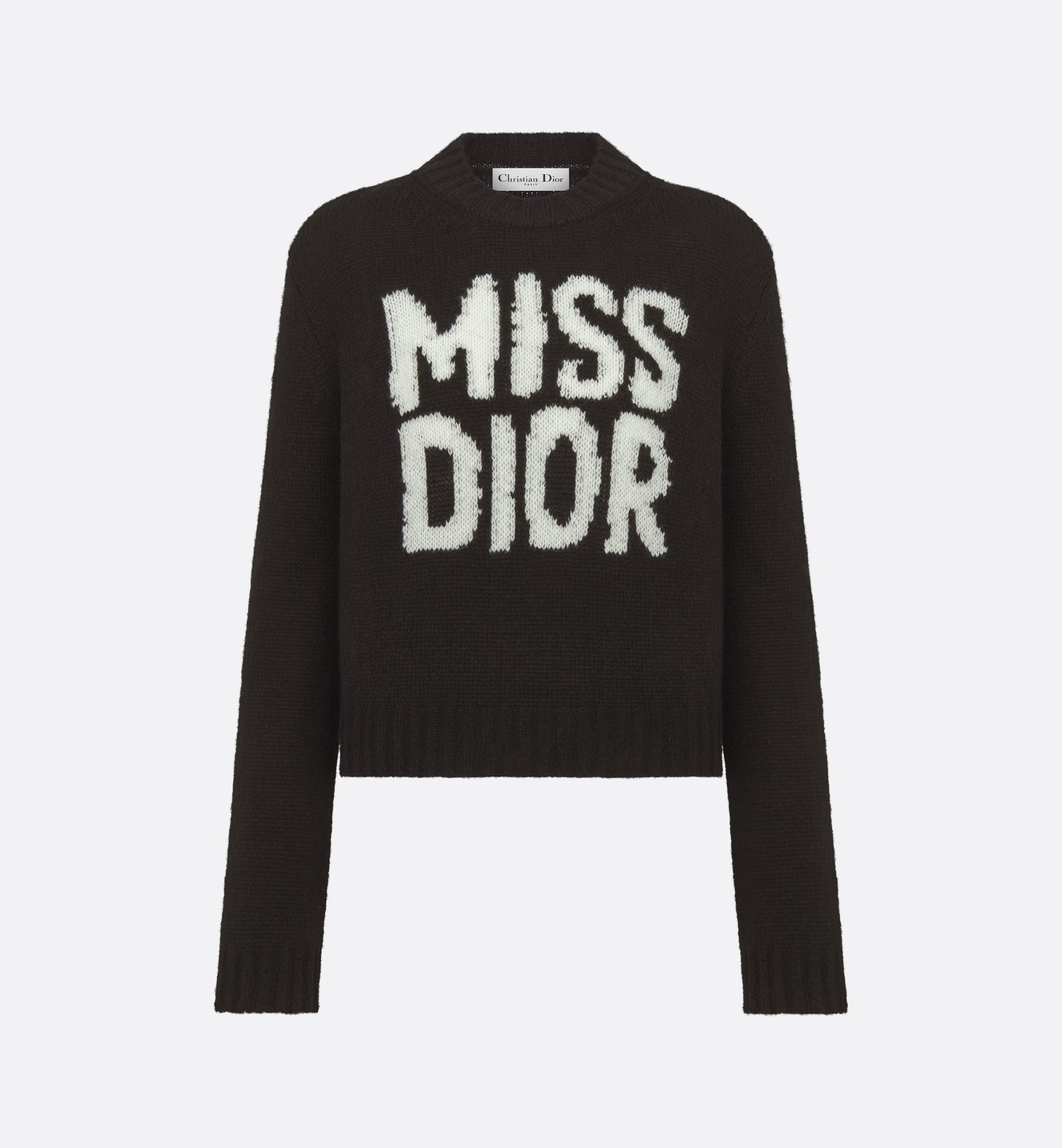 DIOR | セーター Miss Dior Graffiti カシミヤ & シルク ニット DIOR | セーター Miss Dior Graffiti カシミヤ & シルク ニット