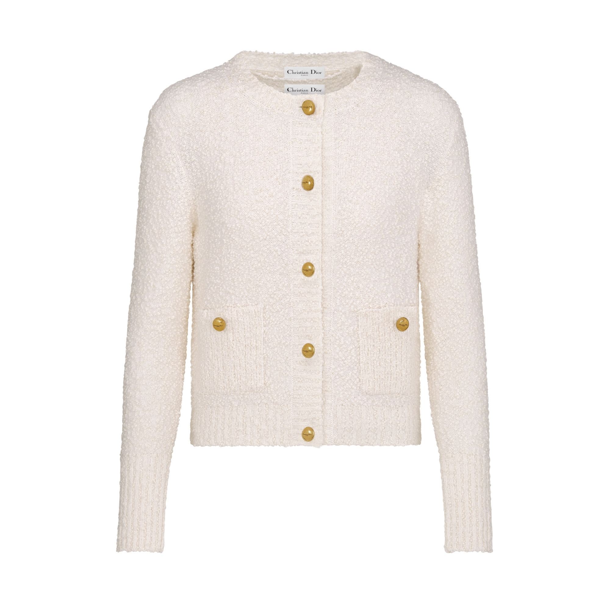 트윈 세트 에크루 코튼 울 블렌드 니트 E12