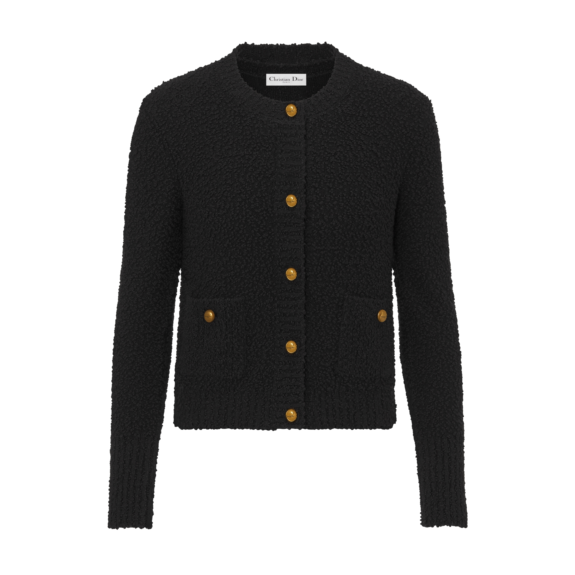 Twinset Black Cotton-Wool-Blend Knit E12