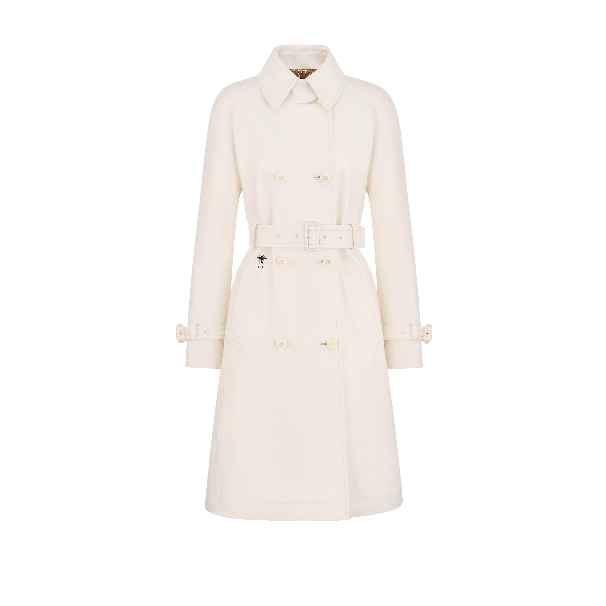 Trench Coat Ecru Lambskin | DIOR