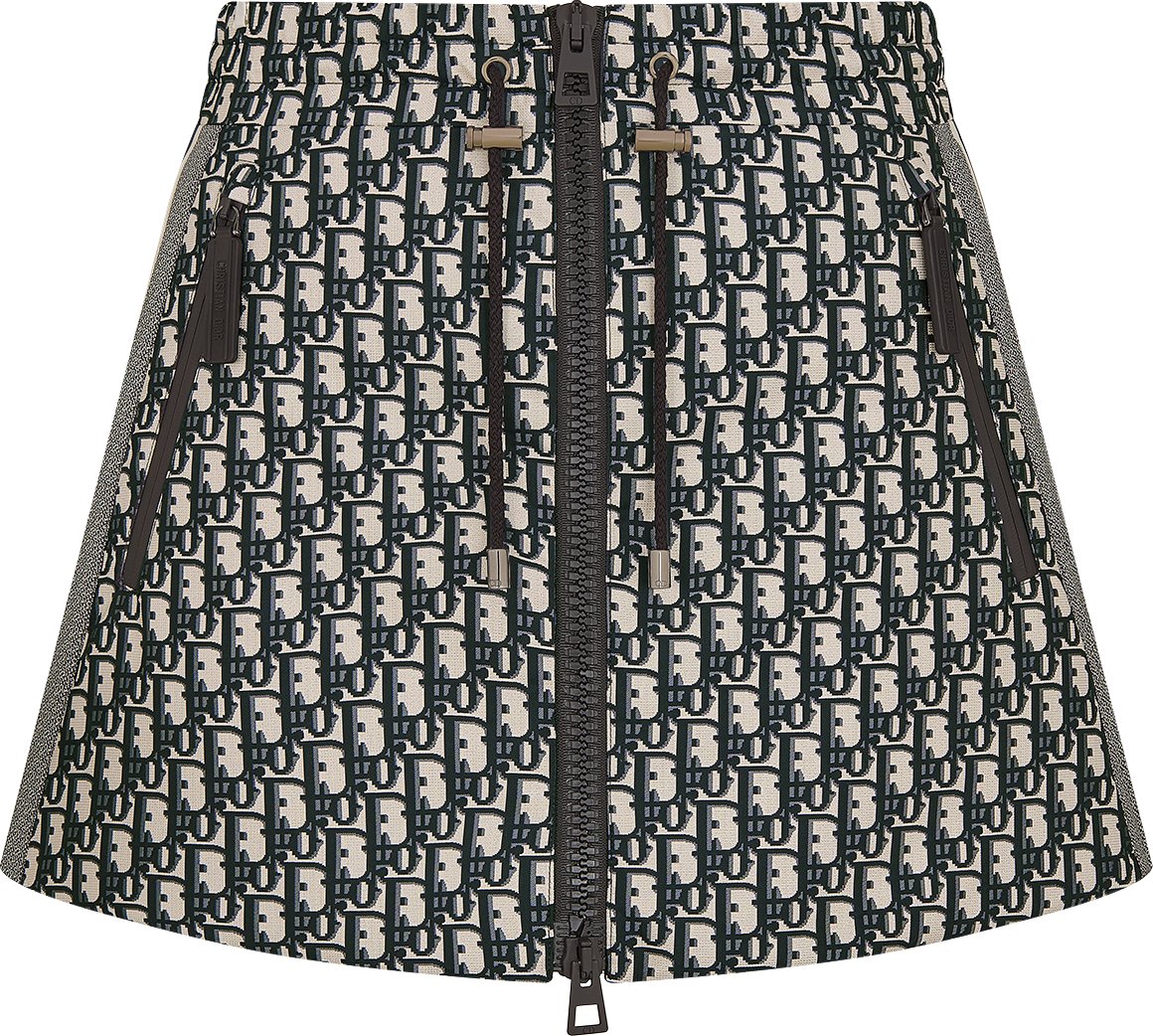 DiorAlps Zipped Miniskirt Front view Front view