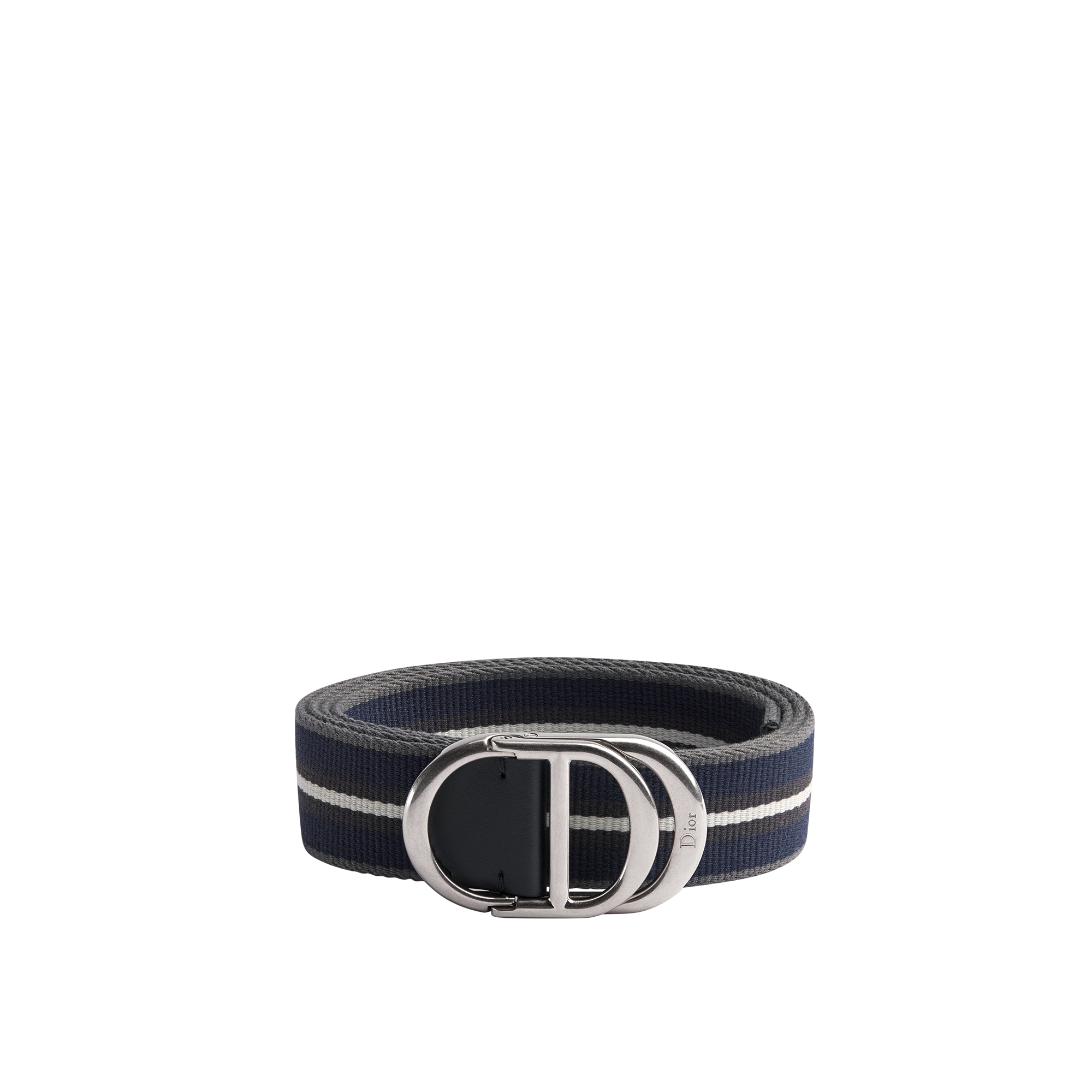 CD Belt Three-Tone Deep Blue Nylon, 35 MM | DIOR