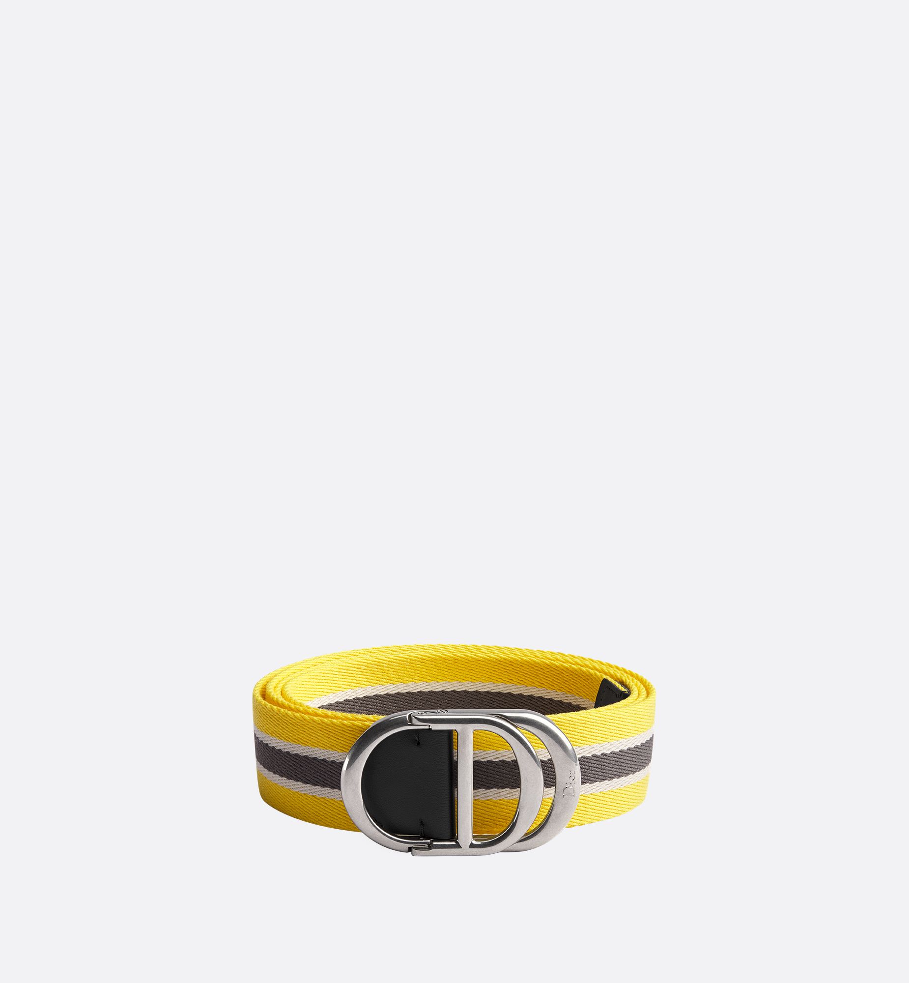 Calfskin and Three-Tone Yellow Nylon, 35 MM