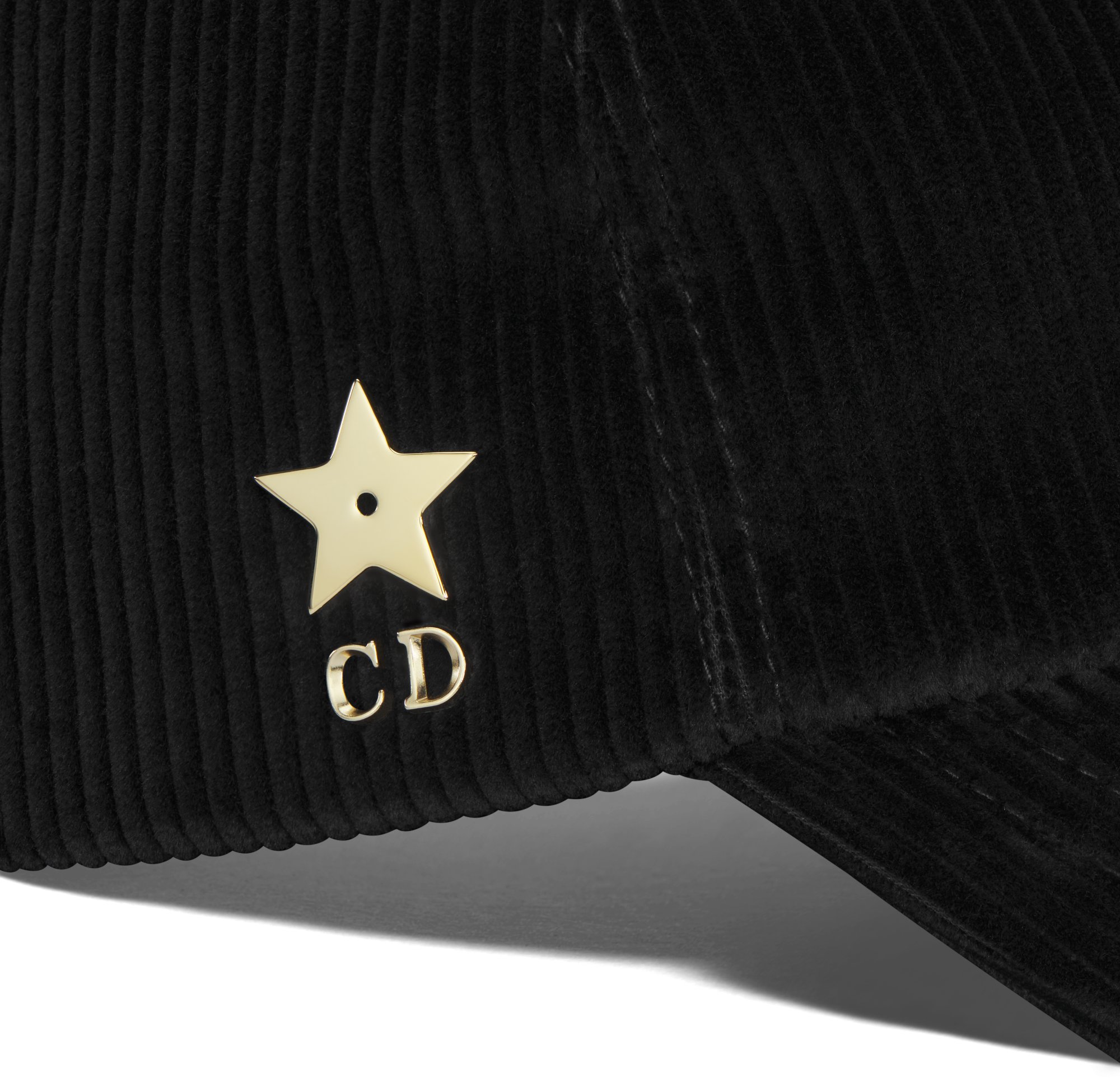 D-Player Cap Black Corduroy | DIOR