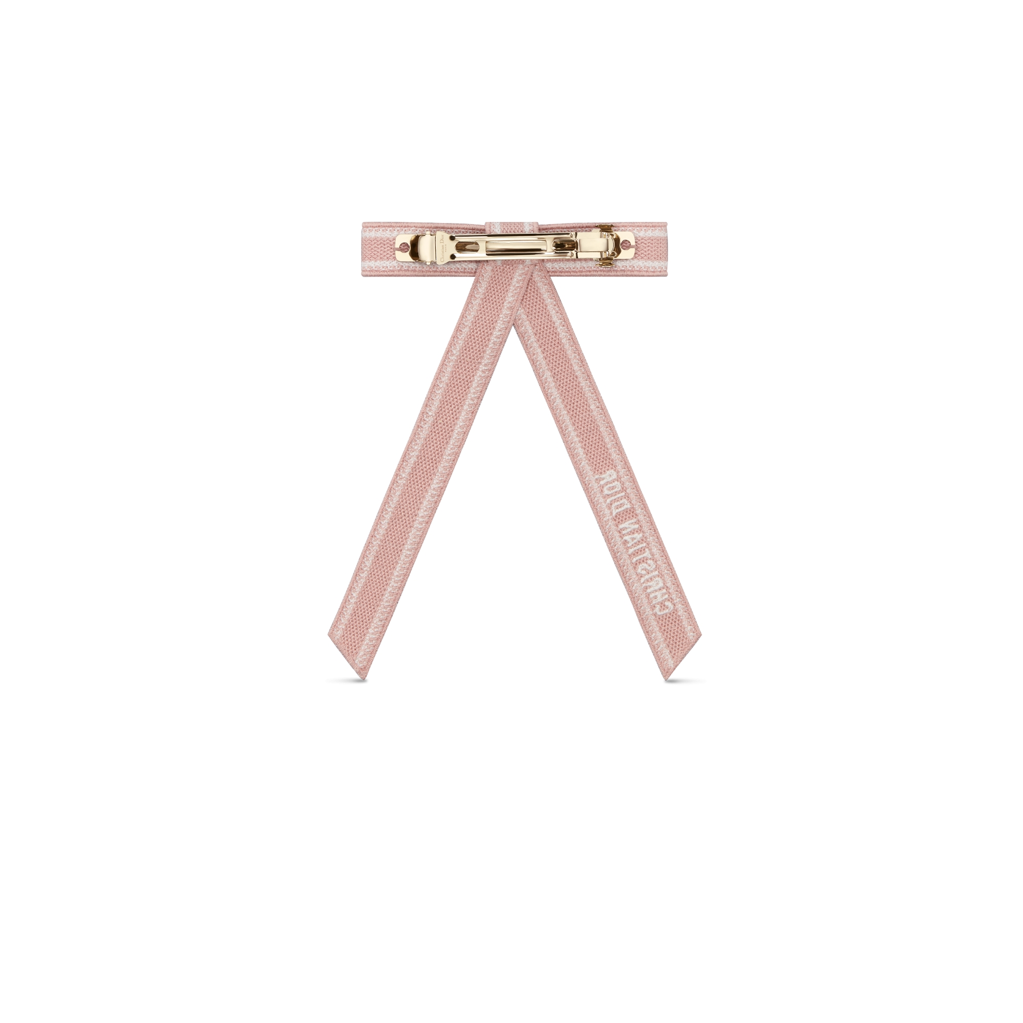 Christian Diorエンブロイダリー Dior Twist リボンバレッタ エンブロイダリー E08