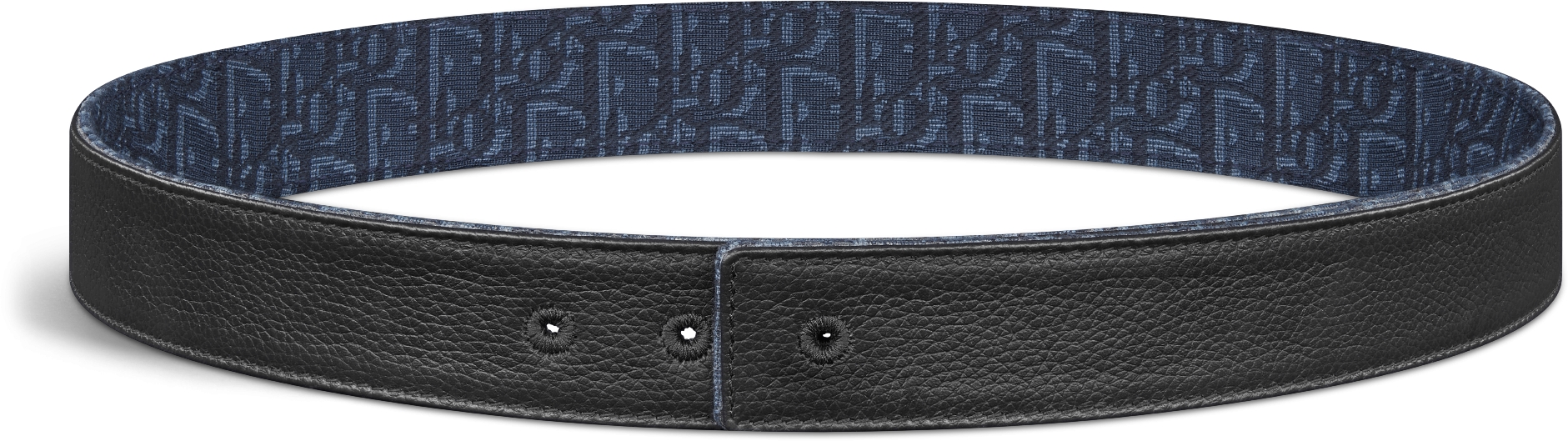 Dior retailer Reversable Leather blue/ black belt