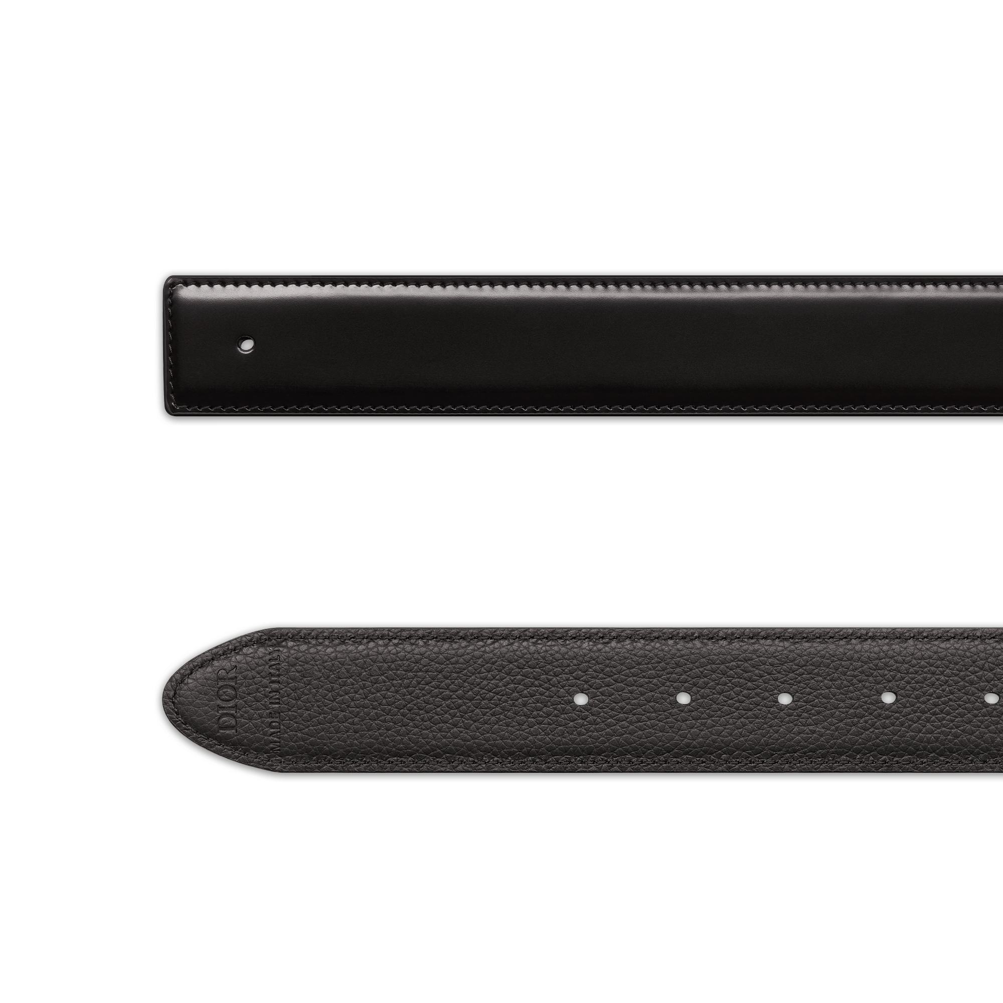 Reversible Belt Strap Black Smooth Calfskin, 35 MM E06