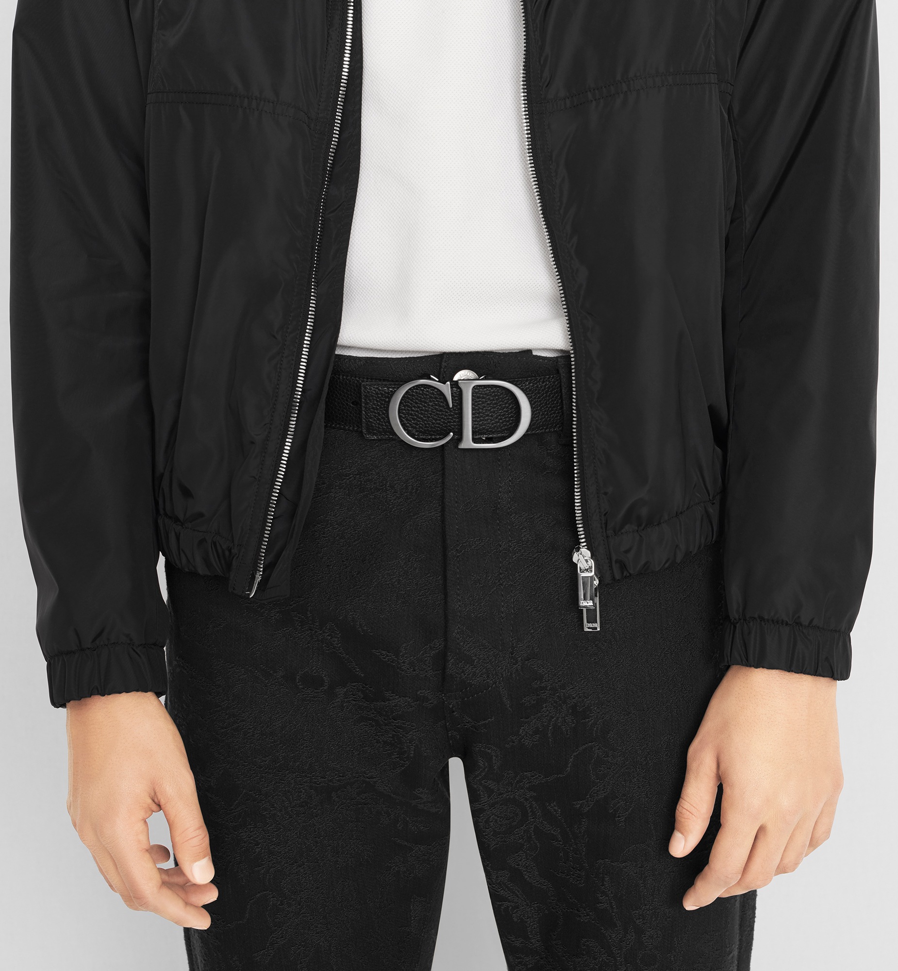 Reversible Belt Strap Black Smooth Calfskin, 35 MM E12