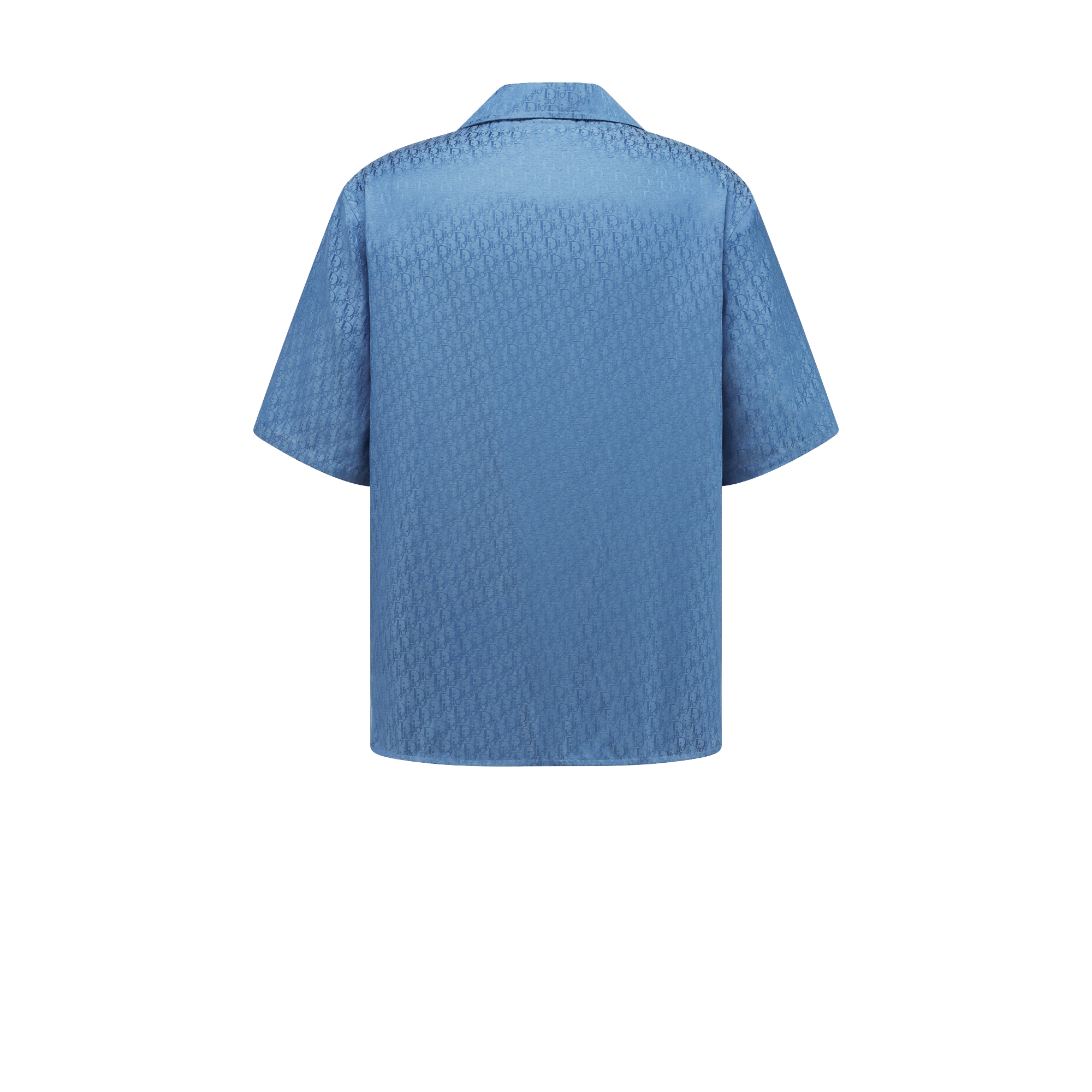 Dior ネイビー 半袖シャツ 左胸ポケット付き Dior ネイビー 半袖シャツ