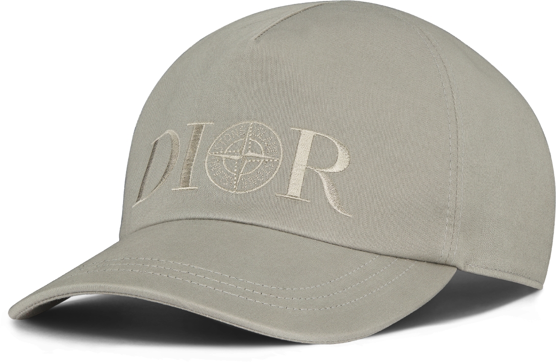 DIOR AND STONE ISLAND ベースボールキャップ