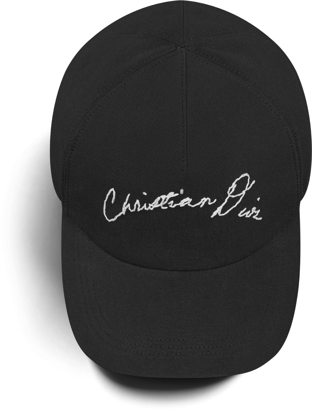 Baseball Cap with Handwritten Christian Dior Signature