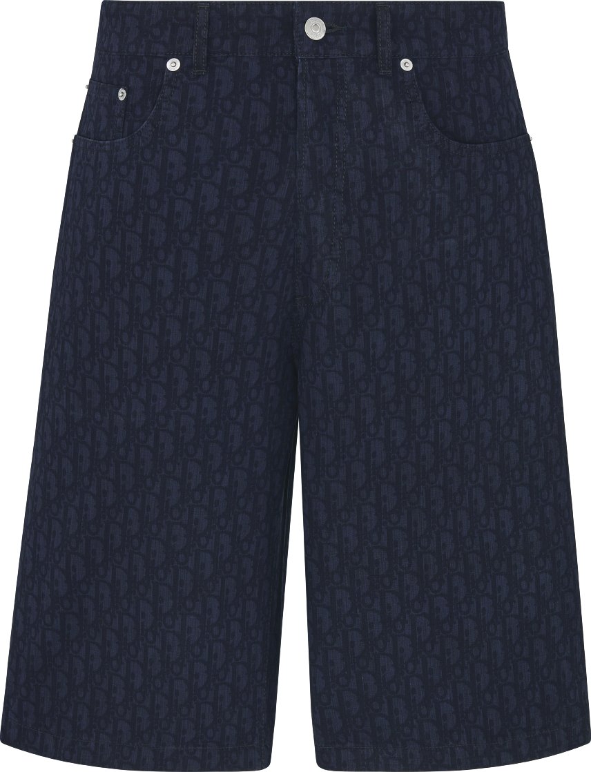Dior Oblique Bermuda Shorts aria_man_viewcode_e01