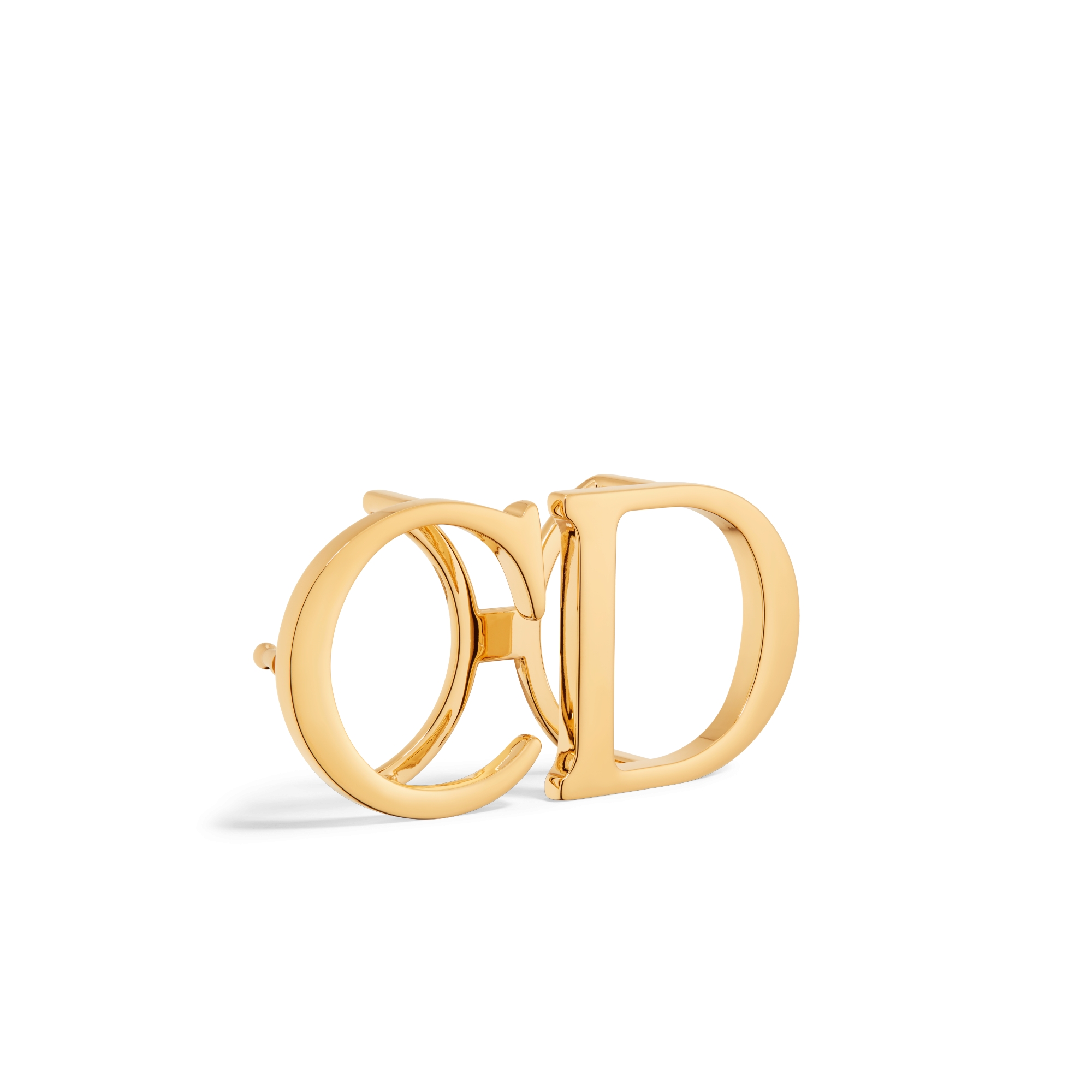 Fivela de cinto CD Metal com acabamento dourado, 35 mm E03