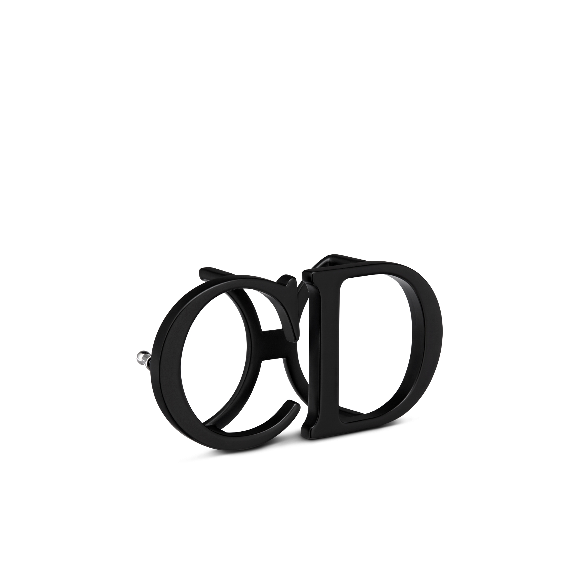 CD 벨트 버클 블랙 래커 피니시 브라스 35mm E03