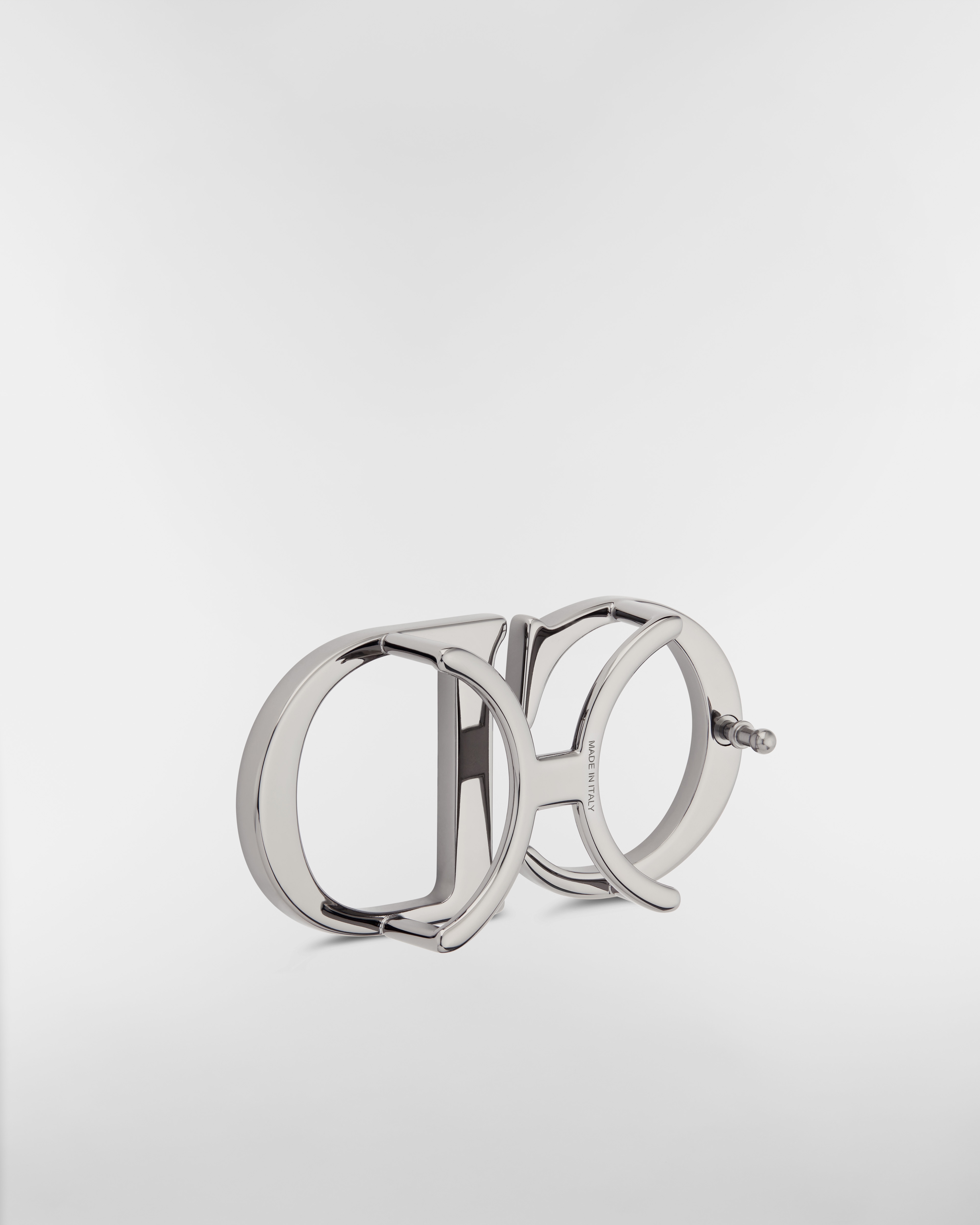 CD Belt Buckle Dior Oblique Ruthenium-Finish Brass, 35 MM E05