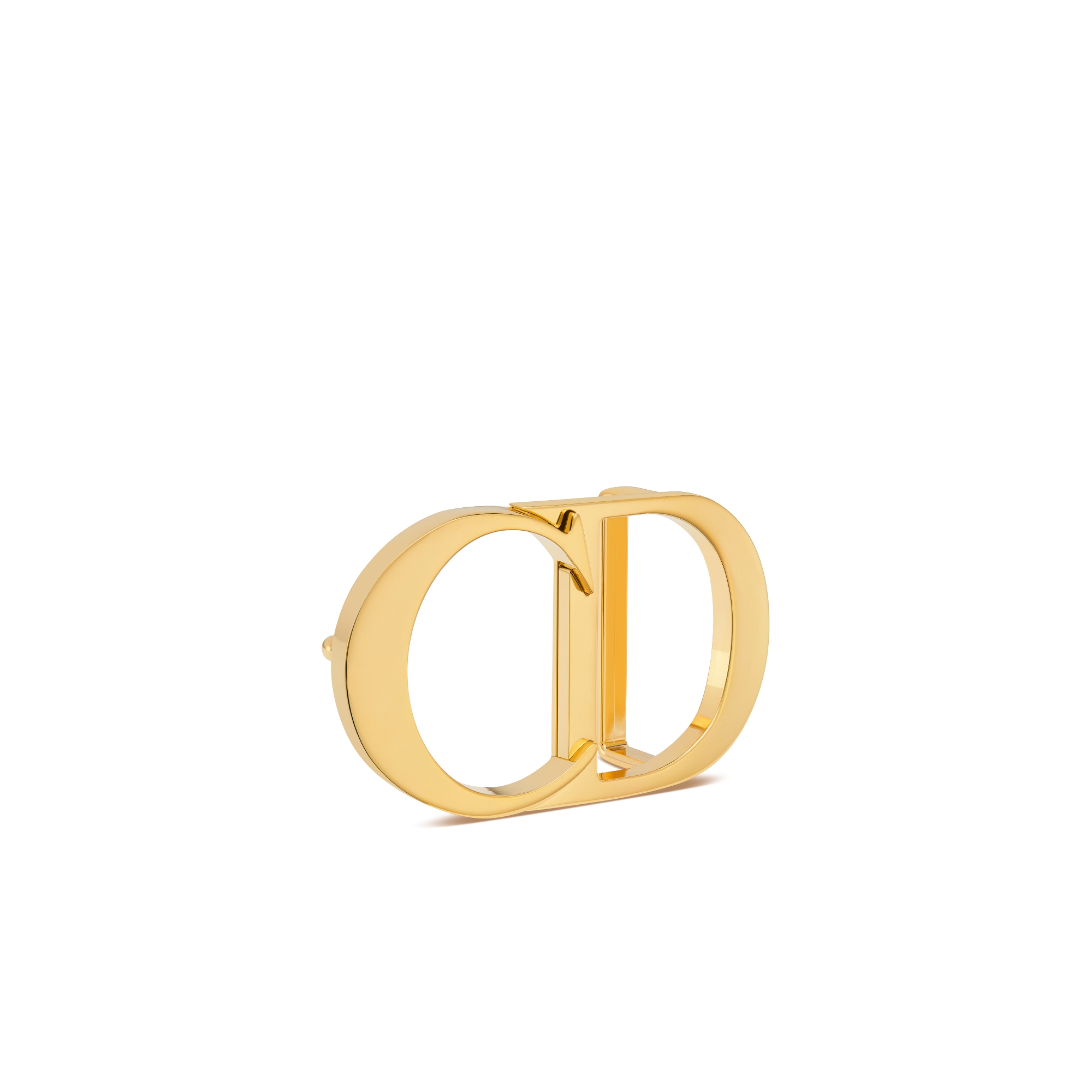 CD Icon Belt Buckle Gold-Finish Brass, 35 MM E03