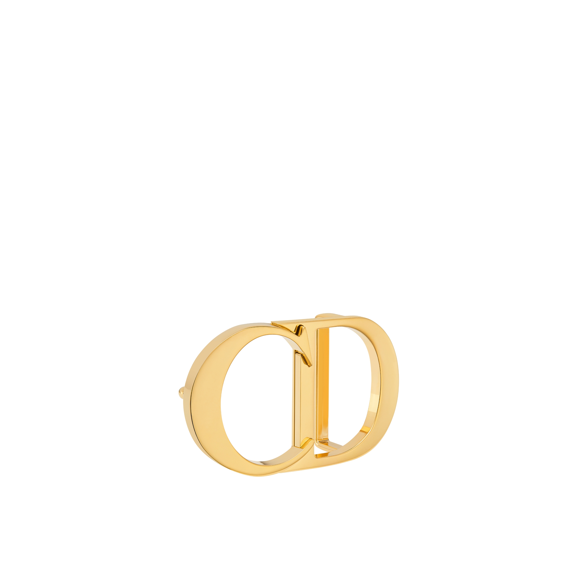 CD Icon Belt Buckle Gold-Finish Brass, 35 MM E03