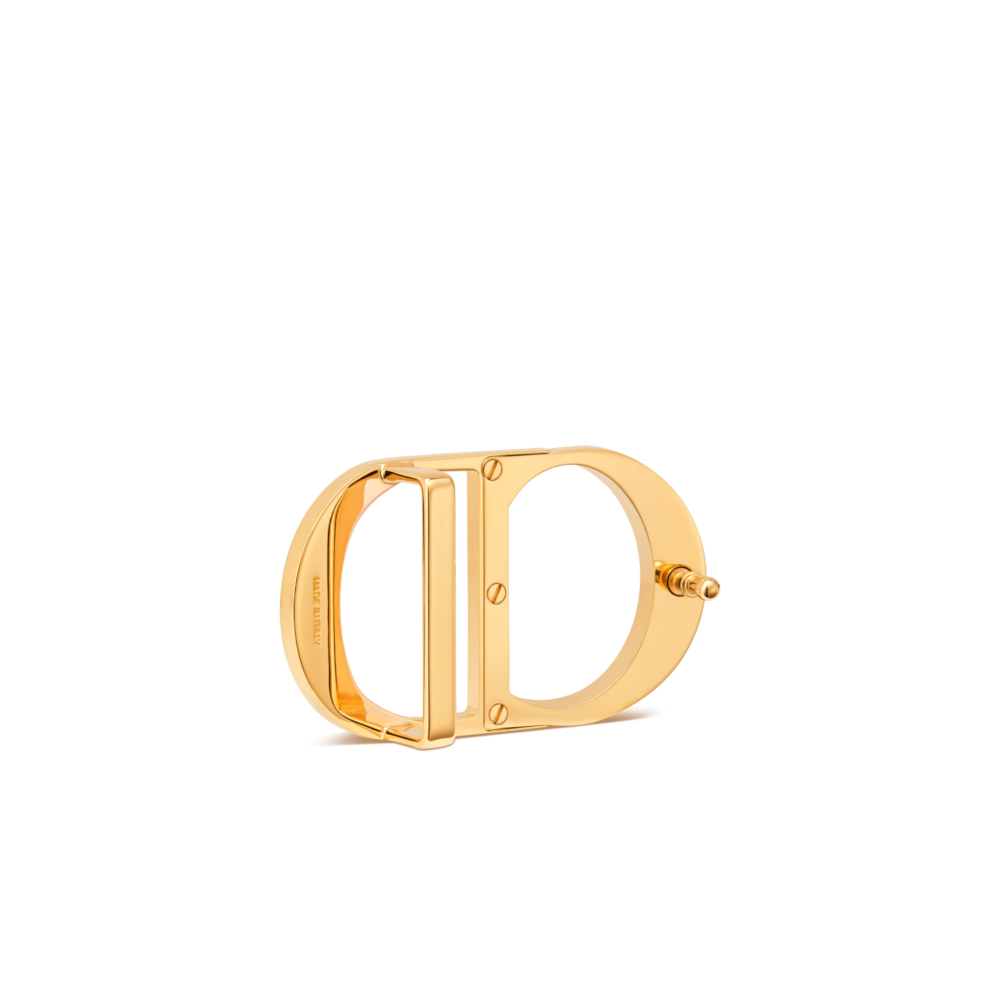 CD Icon Belt Buckle Gold-Finish Brass, 35 MM E05