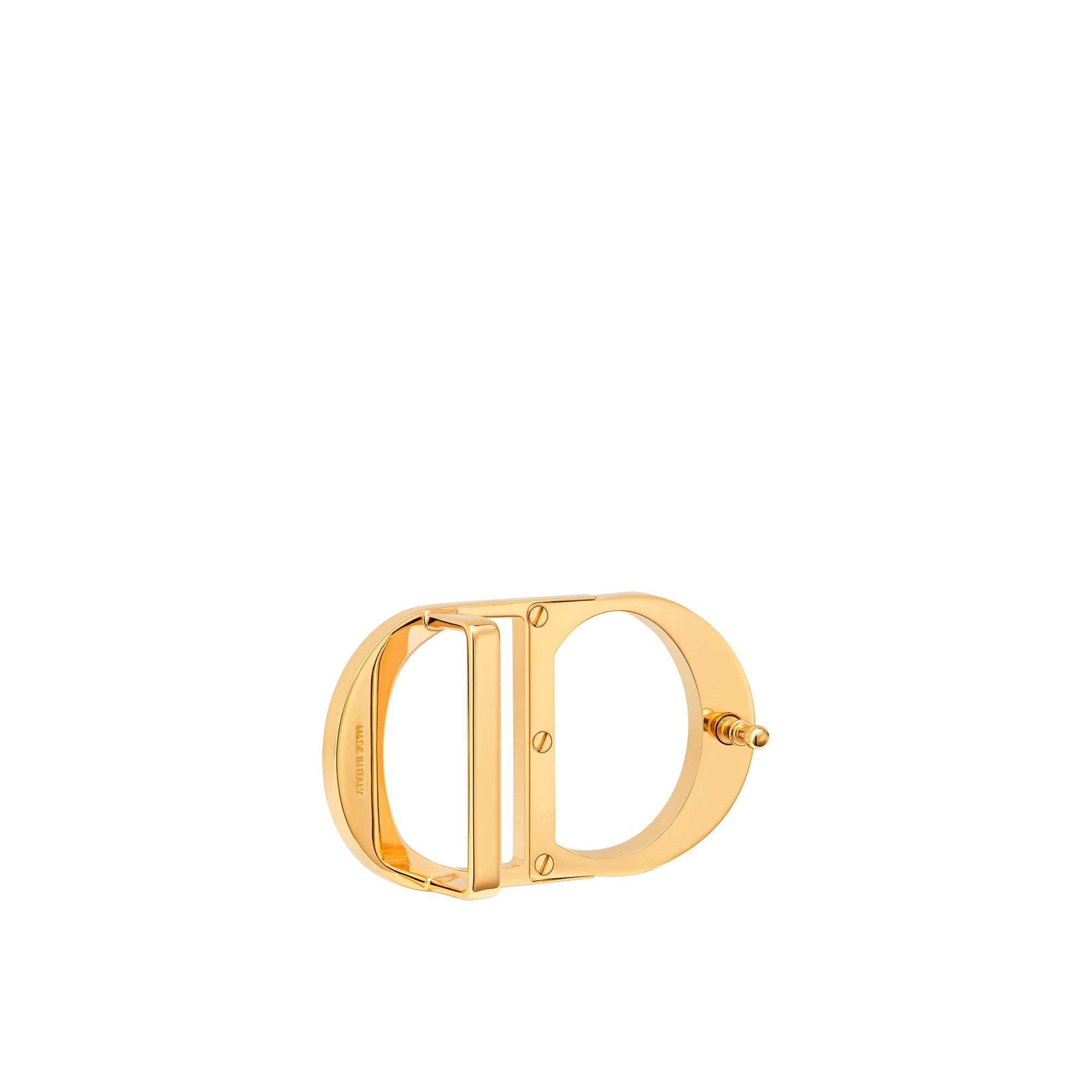 CD Icon Belt Buckle Gold-Finish Brass, 35 MM E05