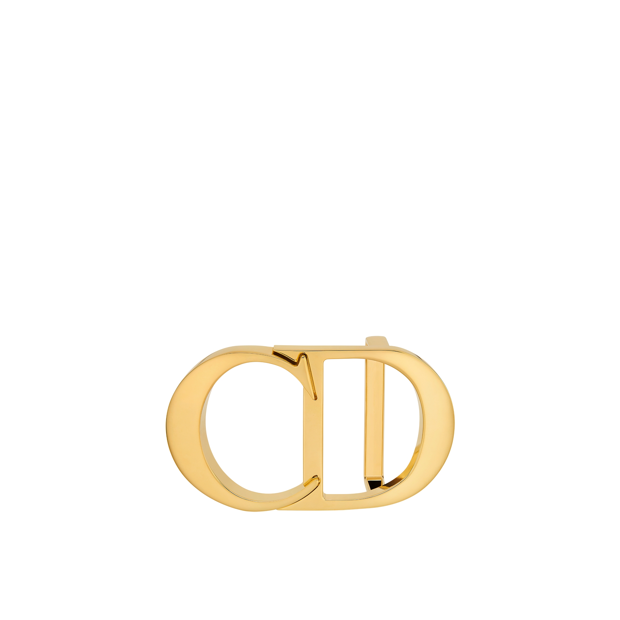 CD Icon Belt Buckle Gold-Finish Brass, 35 MM E06